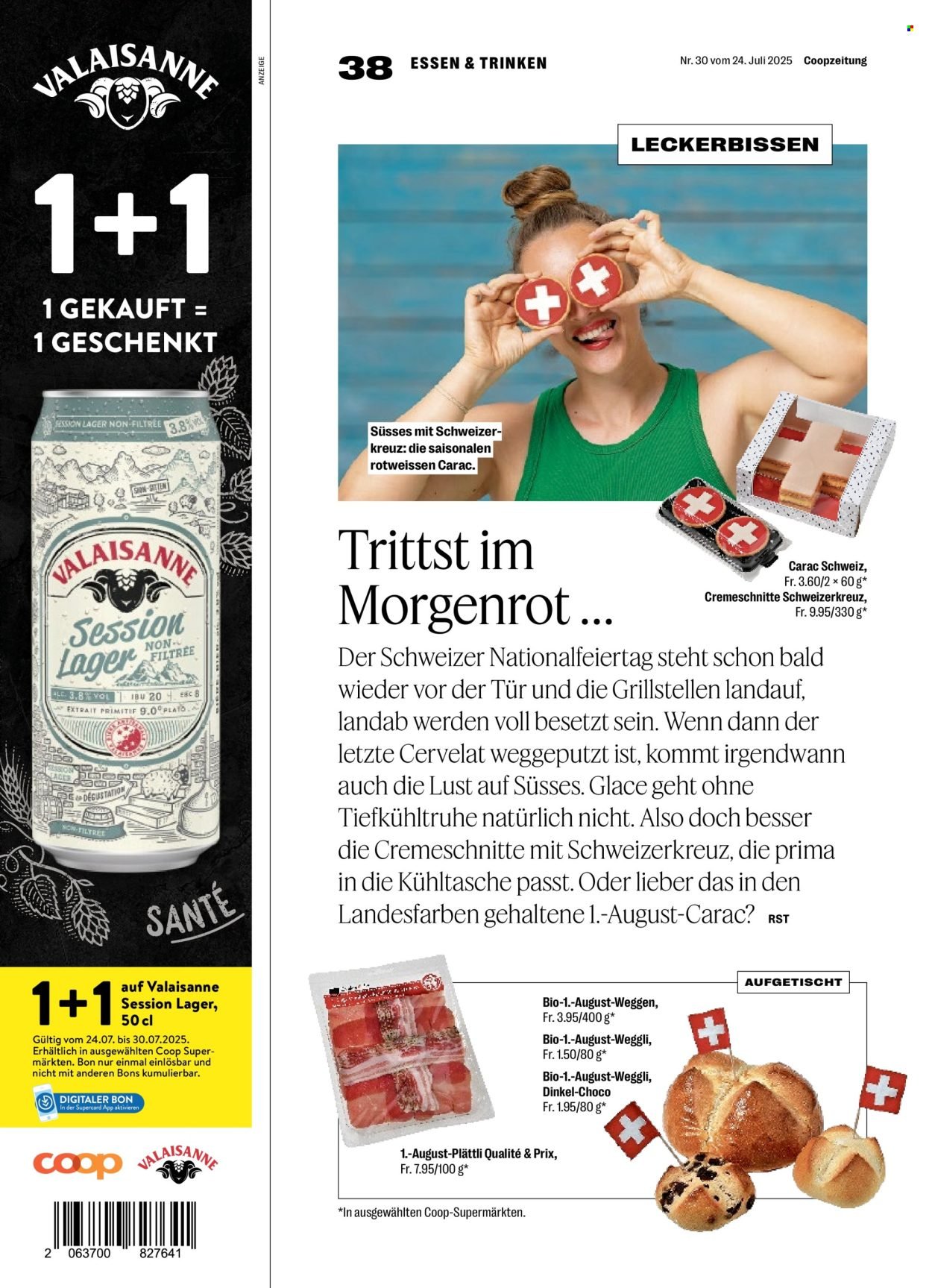COOP Prospekt - COOPZEITUNG (2025-07-24 - 2025-07-30)