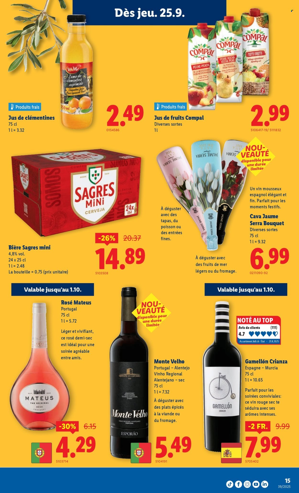 LIDL Prospekt - SEM 39 (2025-09-25 - 2025-10-01)