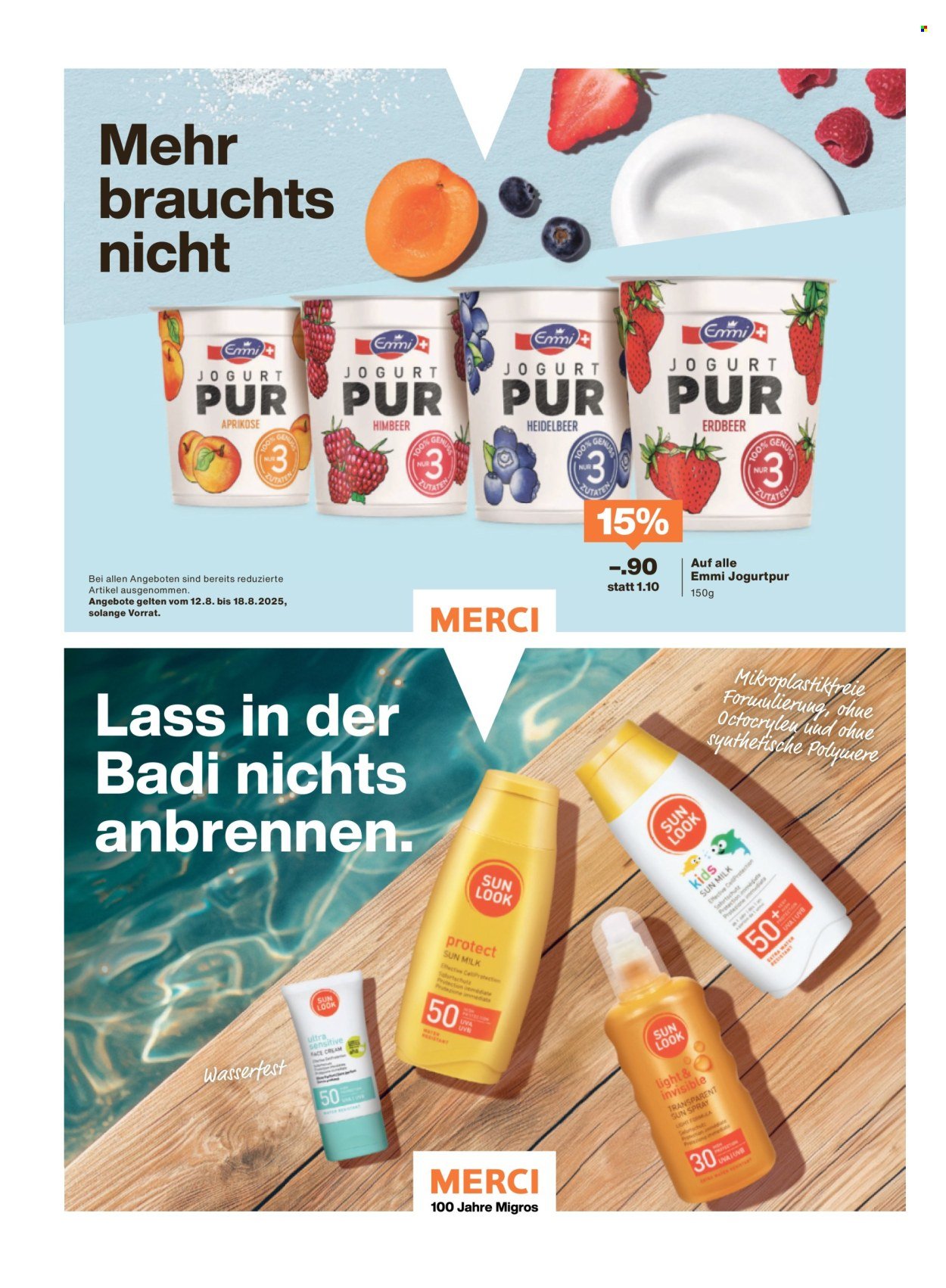 MIGROS Prospekt - Vom 12.8.2025 (2025-08-12 - 2025-08-18)