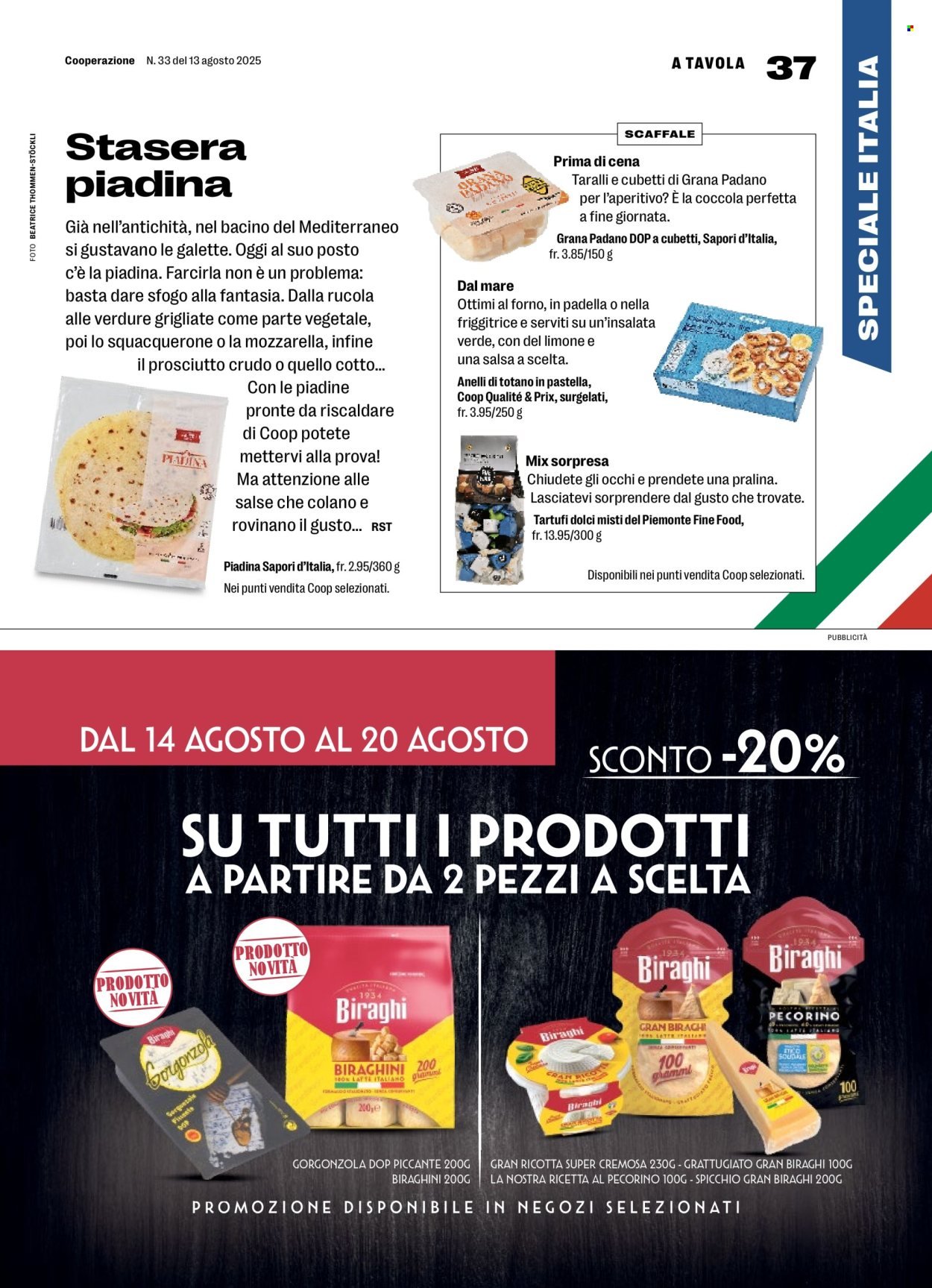 COOP Prospekt - COOPERAZIONE (2025-08-14 - 2025-08-20)