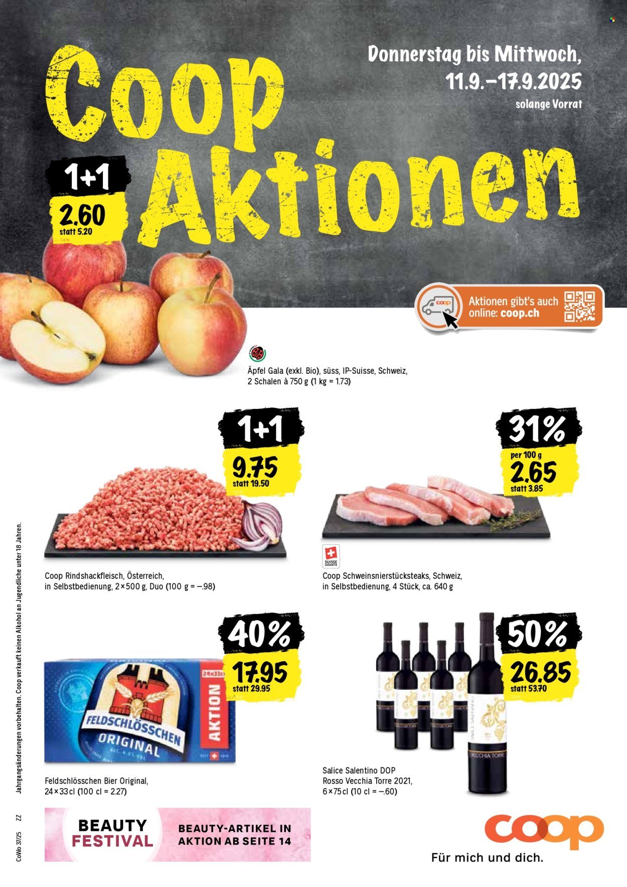 COOP Prospekt - Coop Aktionen (2025-09-11 - 2025-09-17) | 1