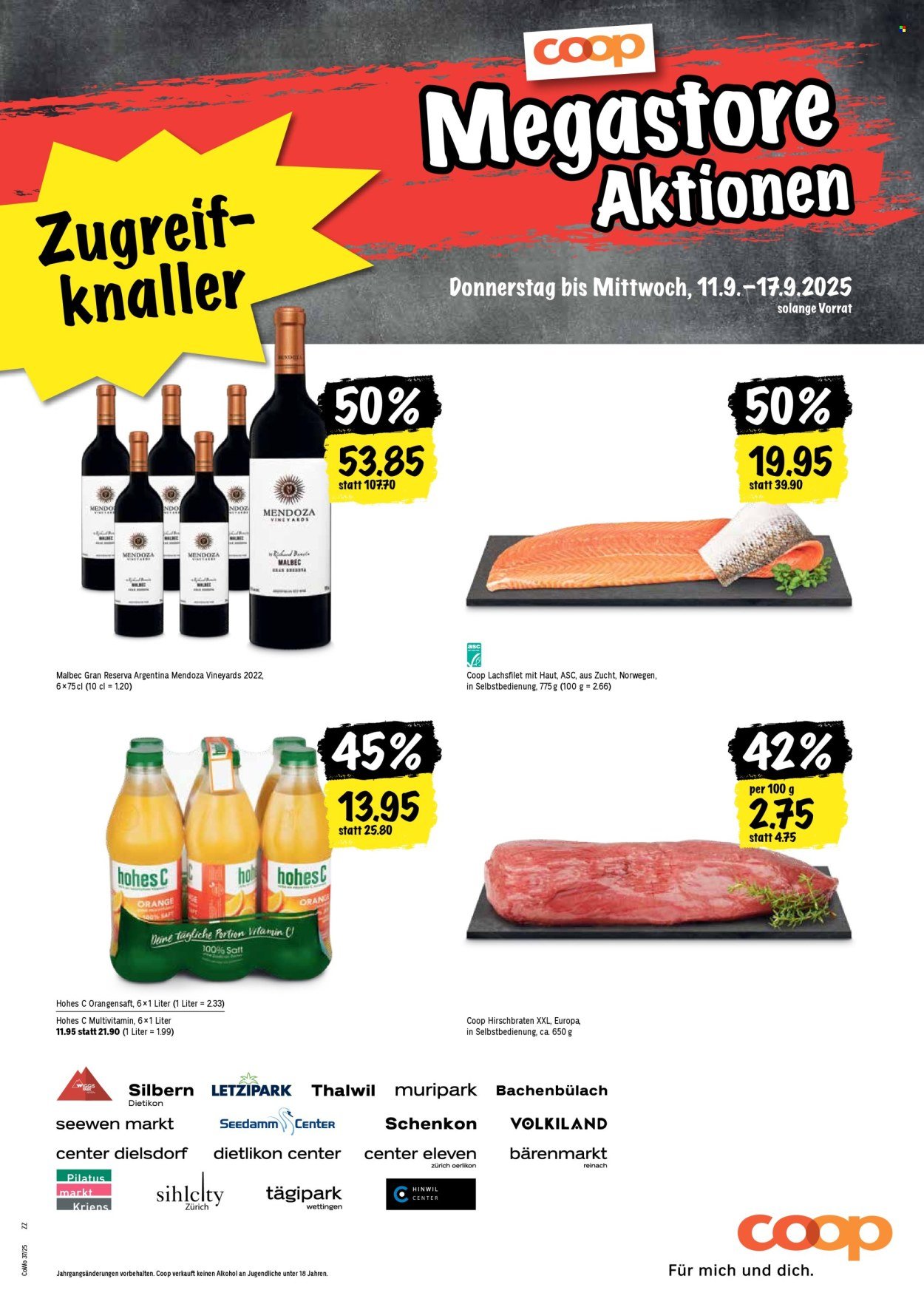 COOP Prospekt - Coop Aktionen (2025-09-11 - 2025-09-17)