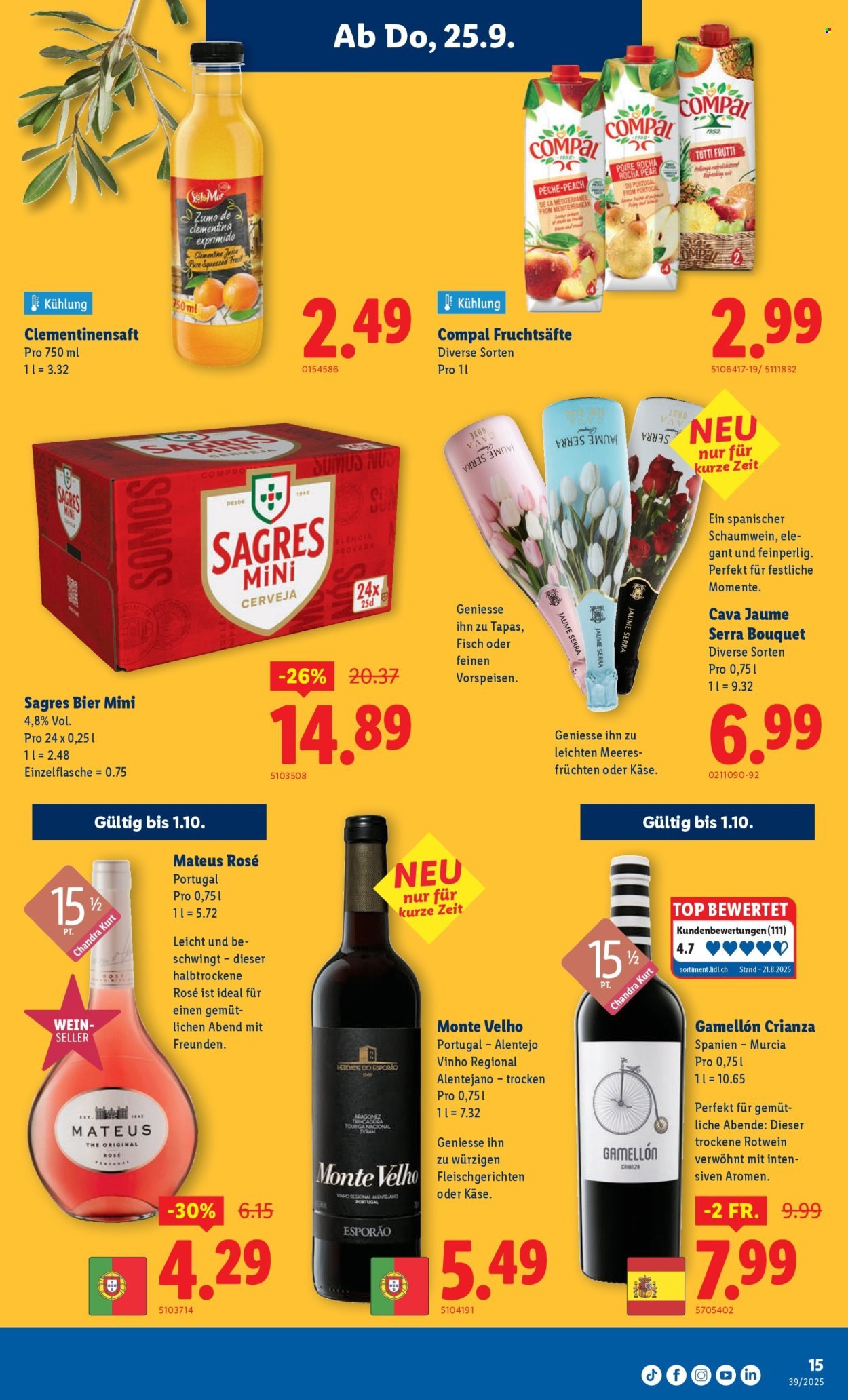 LIDL Prospekt - KW 39 (2025-09-25 - 2025-10-01)
