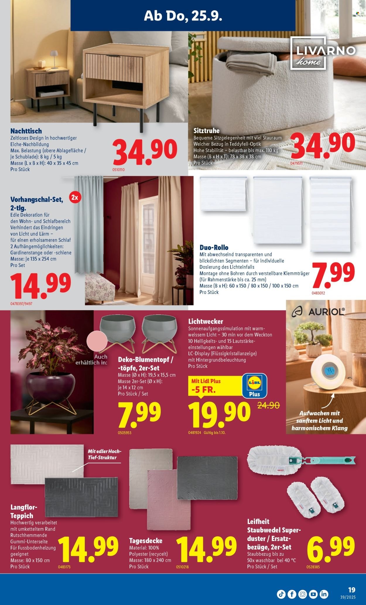 LIDL Prospekt - KW 39 (2025-09-25 - 2025-10-01)