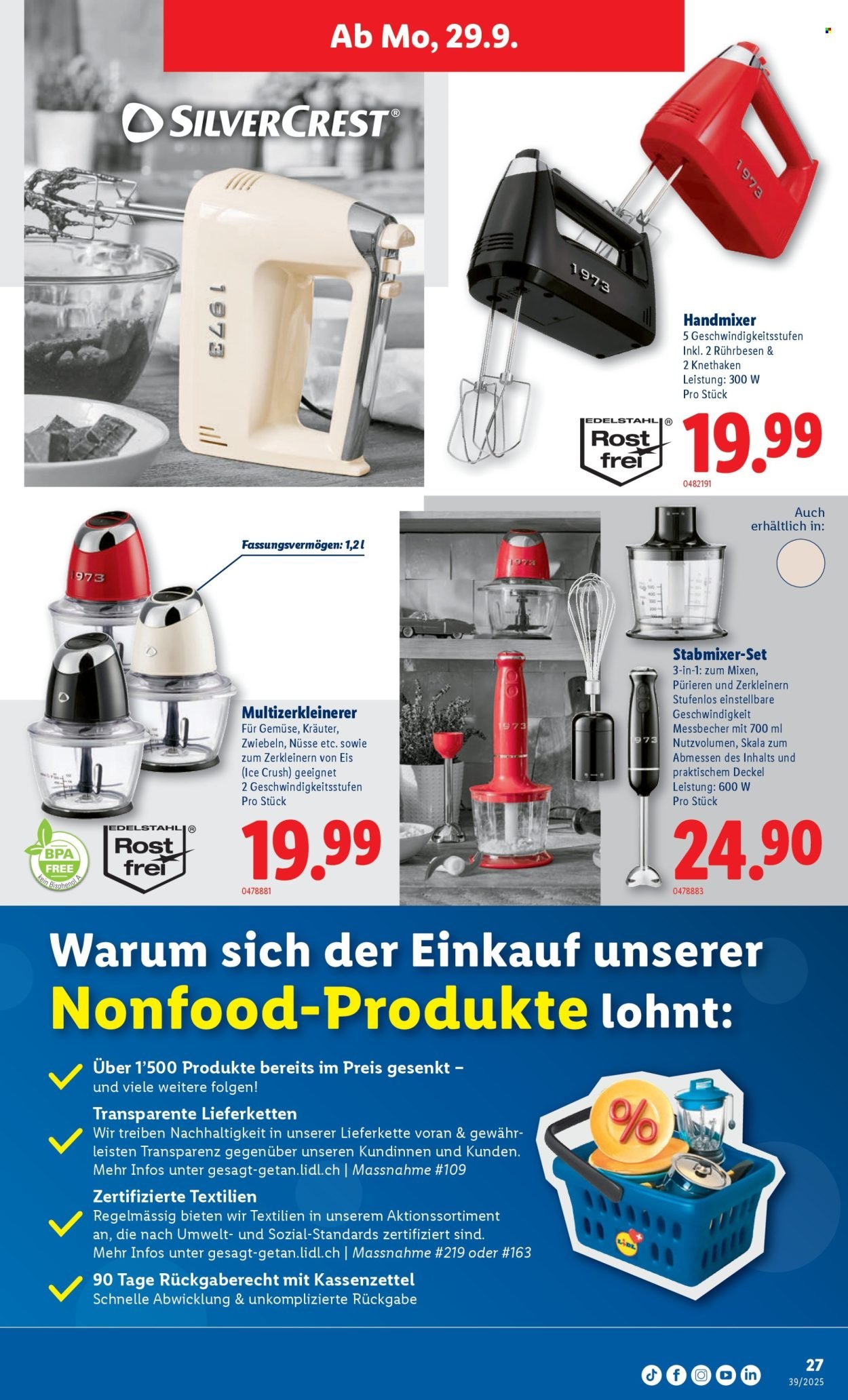 LIDL Prospekt - KW 39 (2025-09-25 - 2025-10-01)