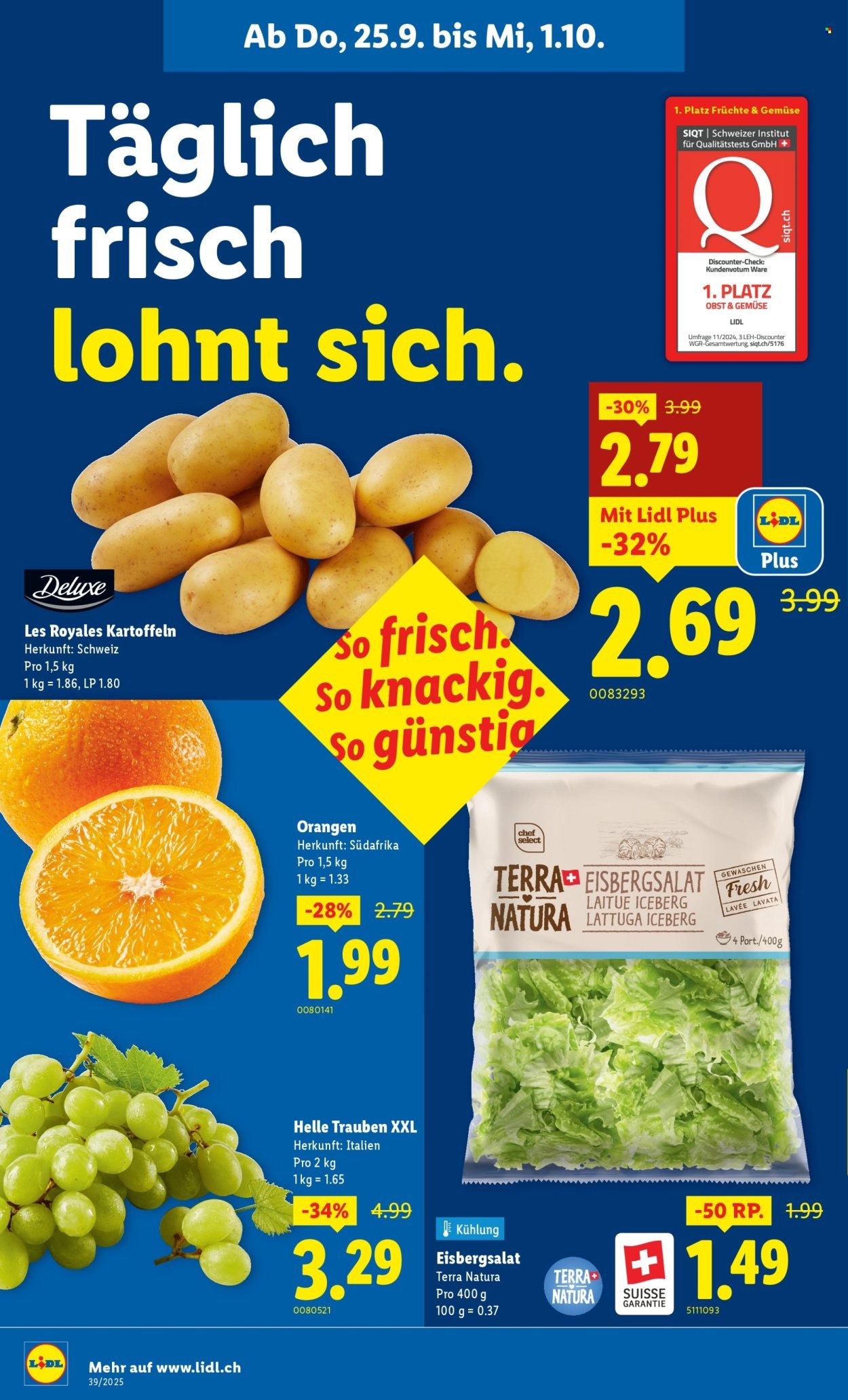 LIDL Prospekt - KW 39 (2025-09-25 - 2025-10-01)