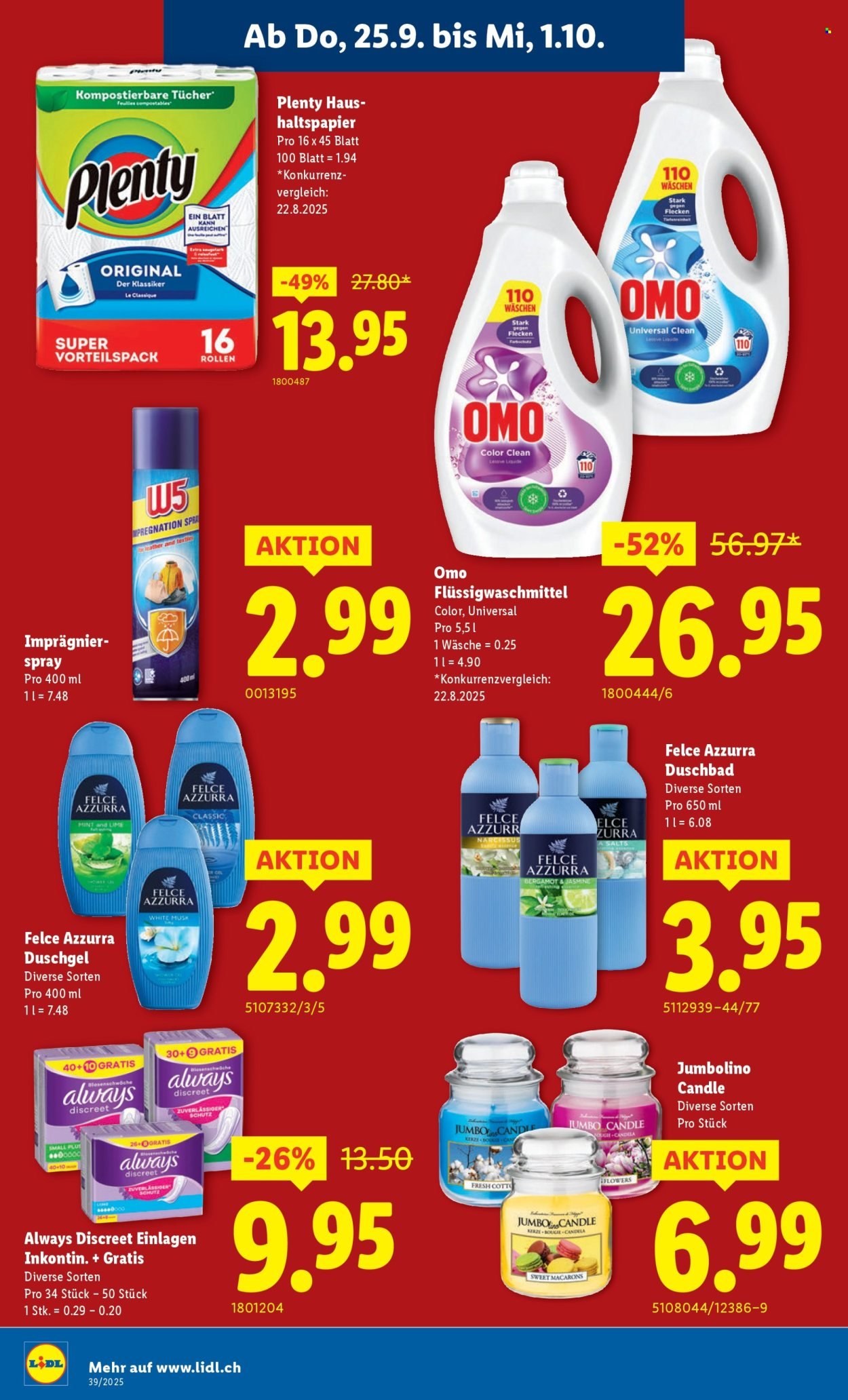 LIDL Prospekt - KW 39 (2025-09-25 - 2025-10-01)