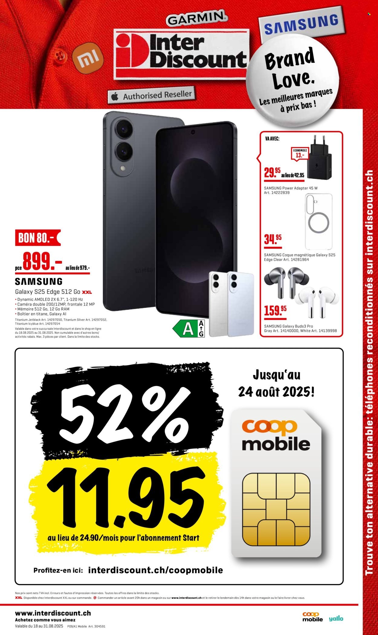 INTERDISCOUNT Prospekt - Vom 18.8.2025 (2025-08-18 - 2025-08-31) | 1