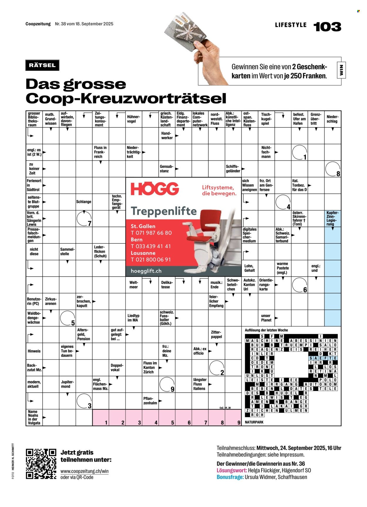 COOP Prospekt - COOPZEITUNG (2025-09-18 - 2025-09-24)
