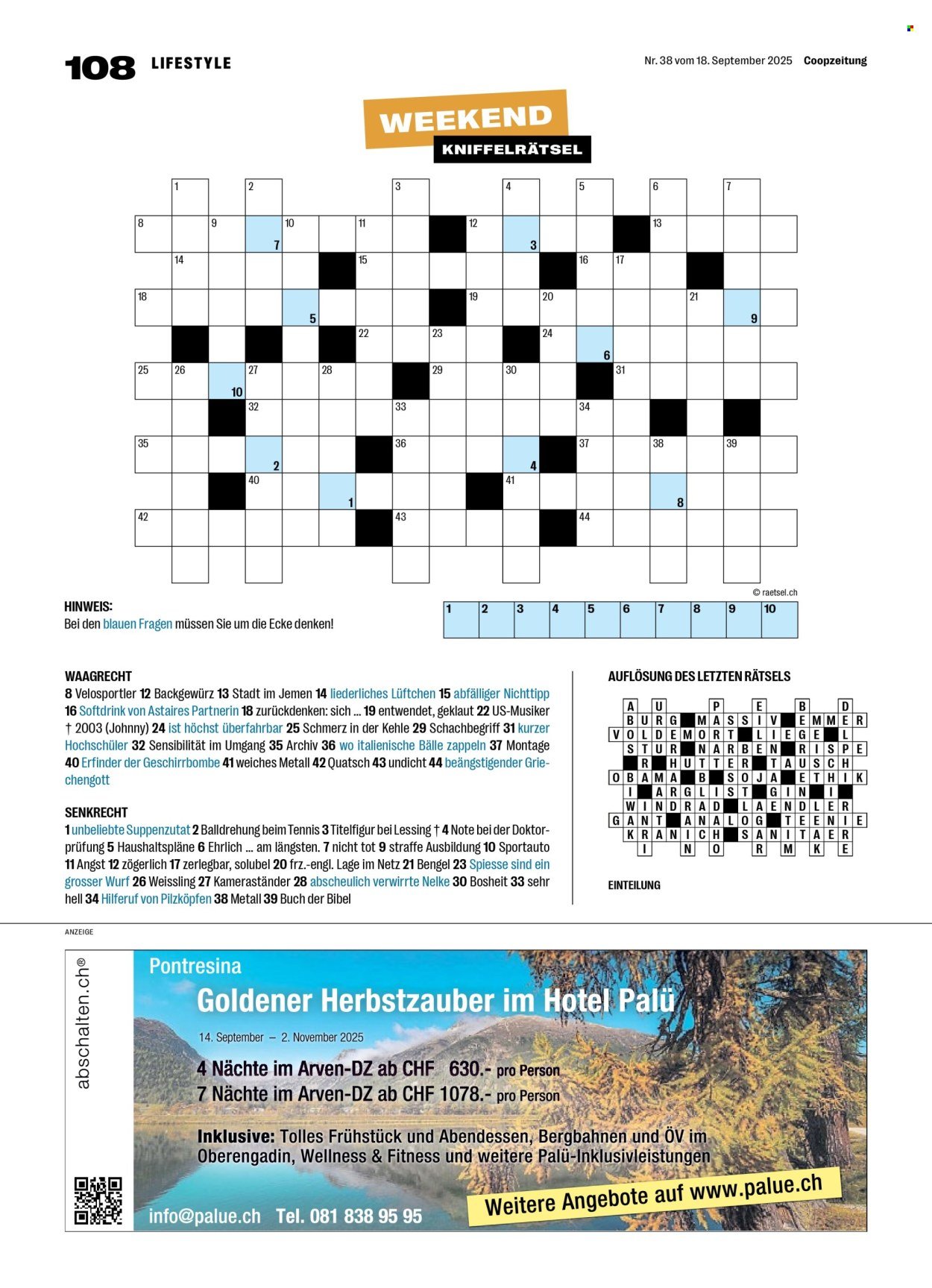 COOP Prospekt - COOPZEITUNG (2025-09-18 - 2025-09-24)