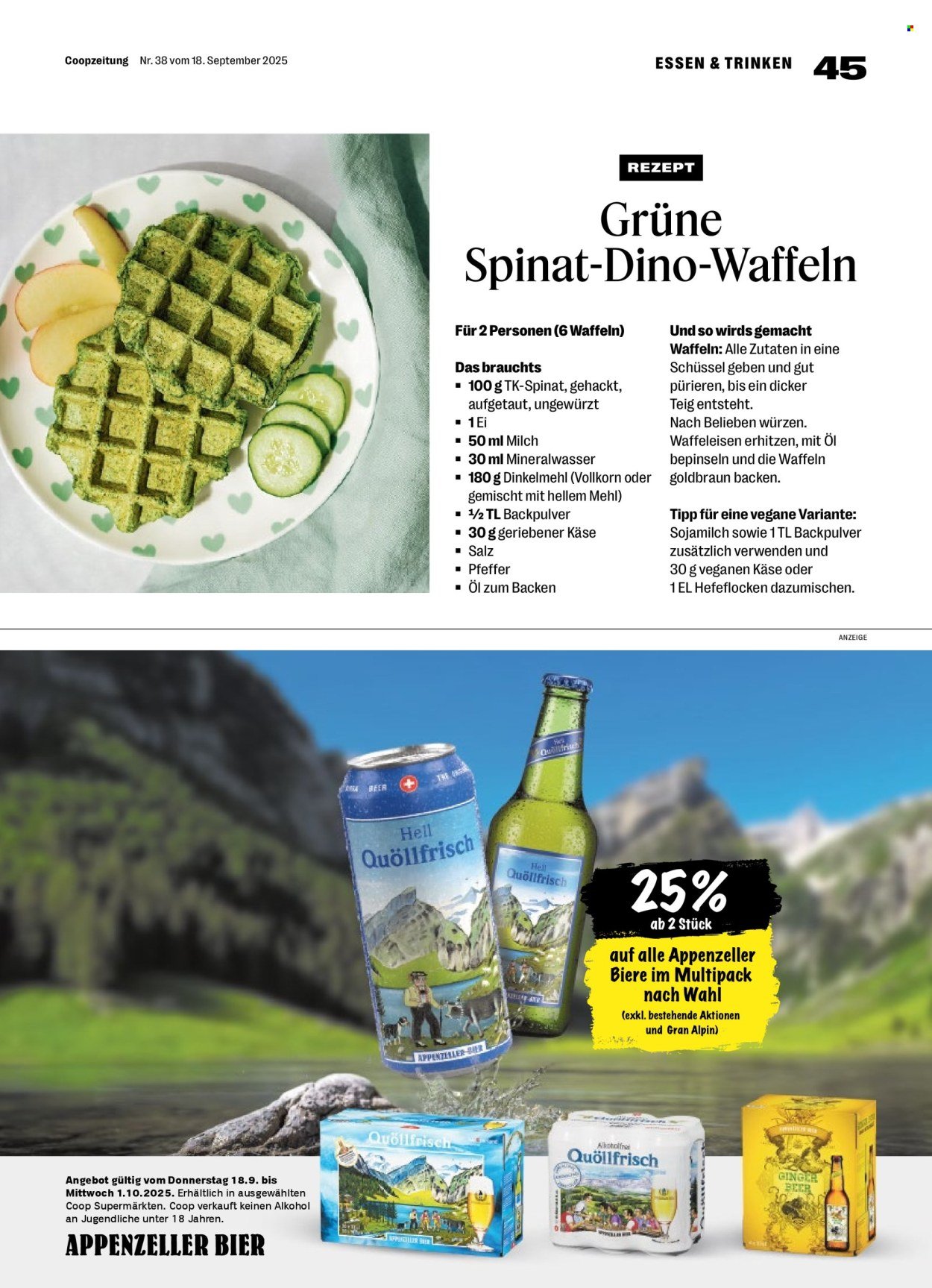 COOP Prospekt - COOPZEITUNG (2025-09-18 - 2025-09-24)