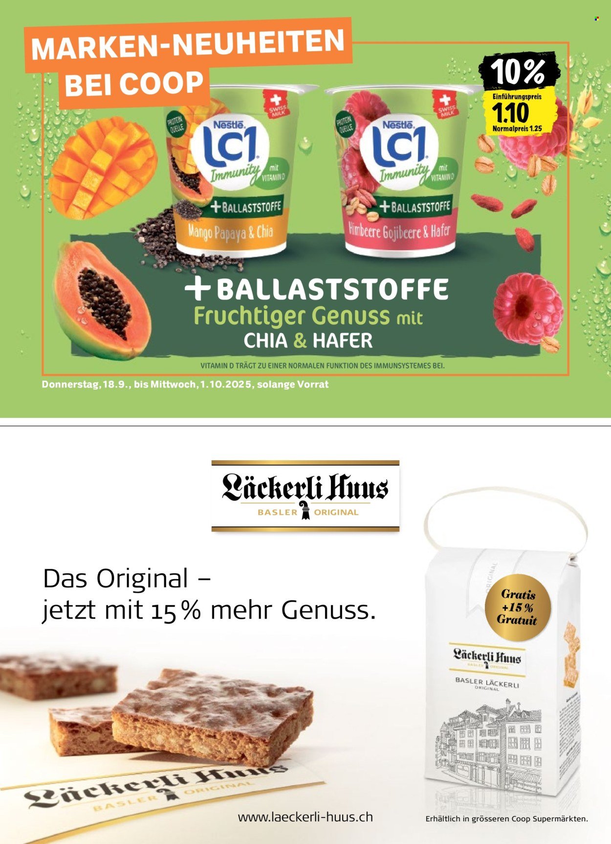 COOP Prospekt - COOPZEITUNG (2025-09-18 - 2025-09-24)