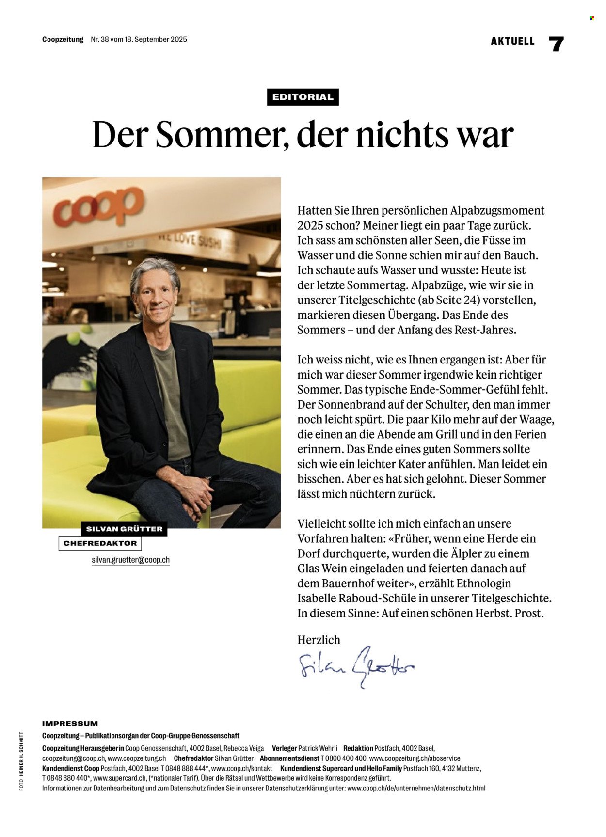 COOP Prospekt - COOPZEITUNG (2025-09-18 - 2025-09-24)