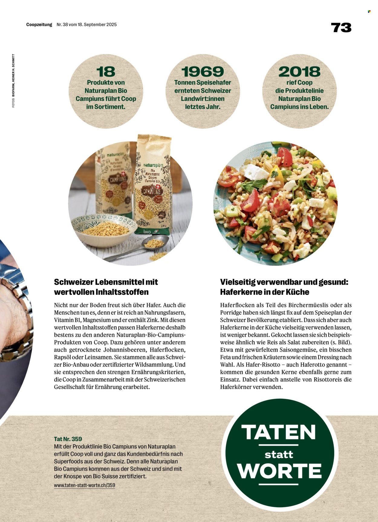 COOP Prospekt - COOPZEITUNG (2025-09-18 - 2025-09-24)