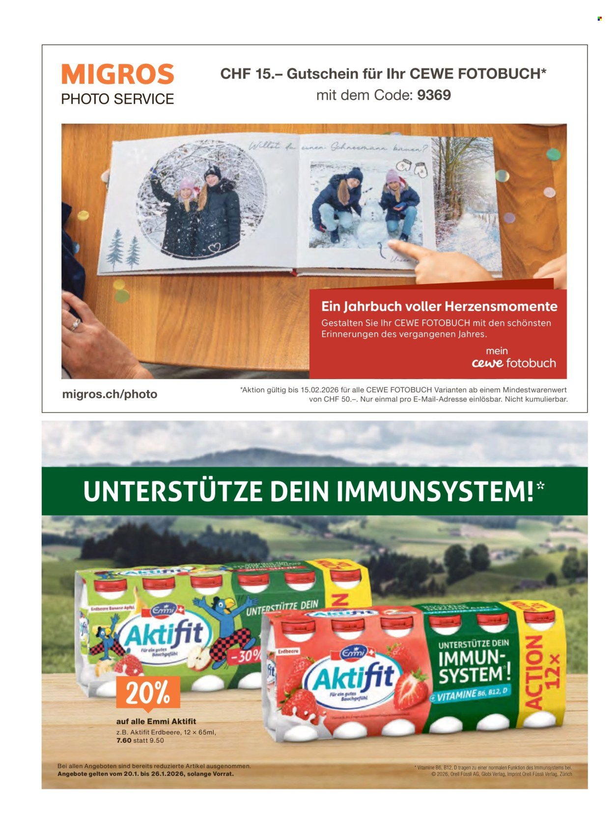 MIGROS Prospekt - Vom 20.1.2026 (2026-01-20 - 2026-01-26) | 2