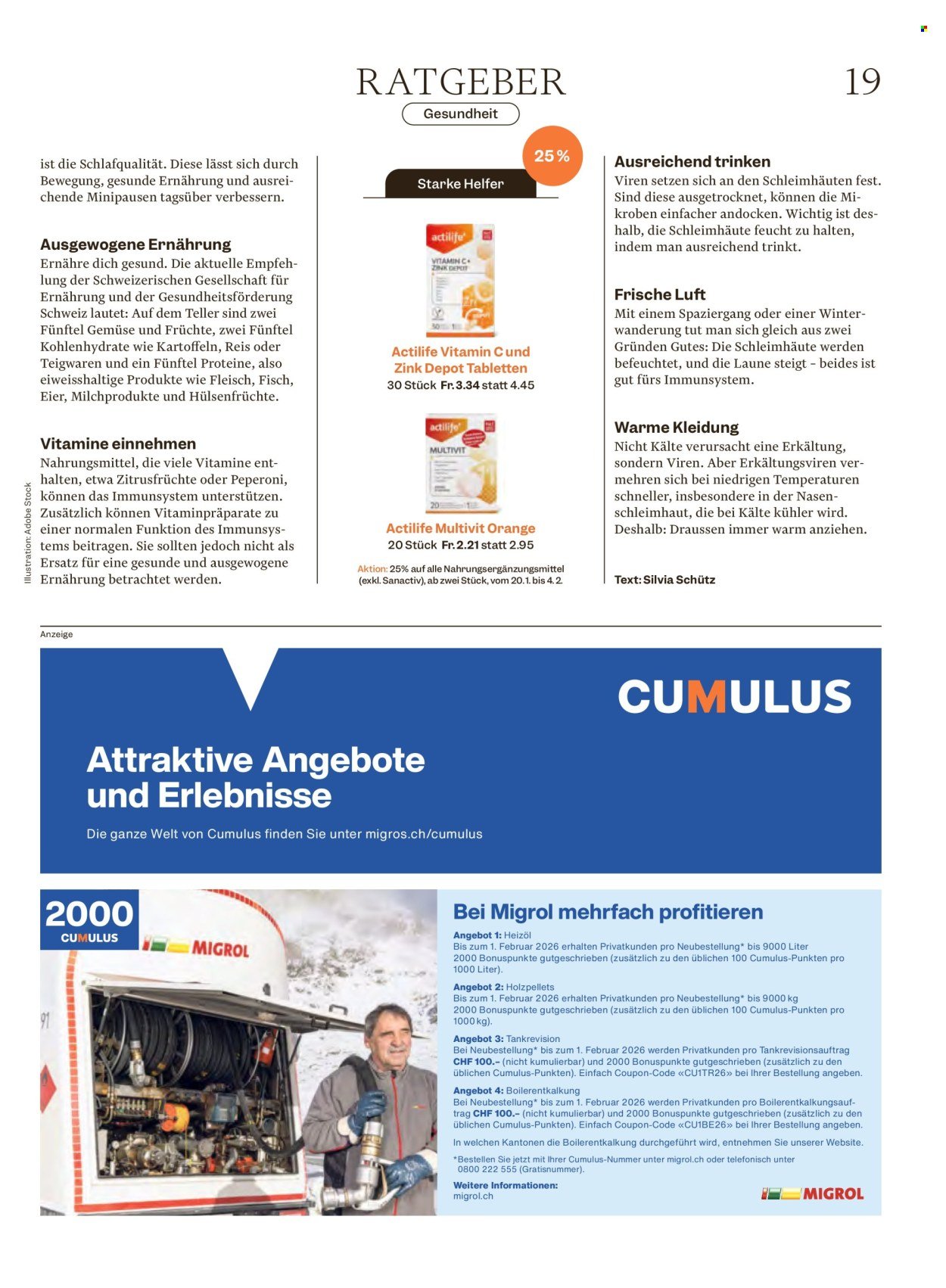 MIGROS Prospekt - Vom 20.1.2026 (2026-01-20 - 2026-01-26) | 19