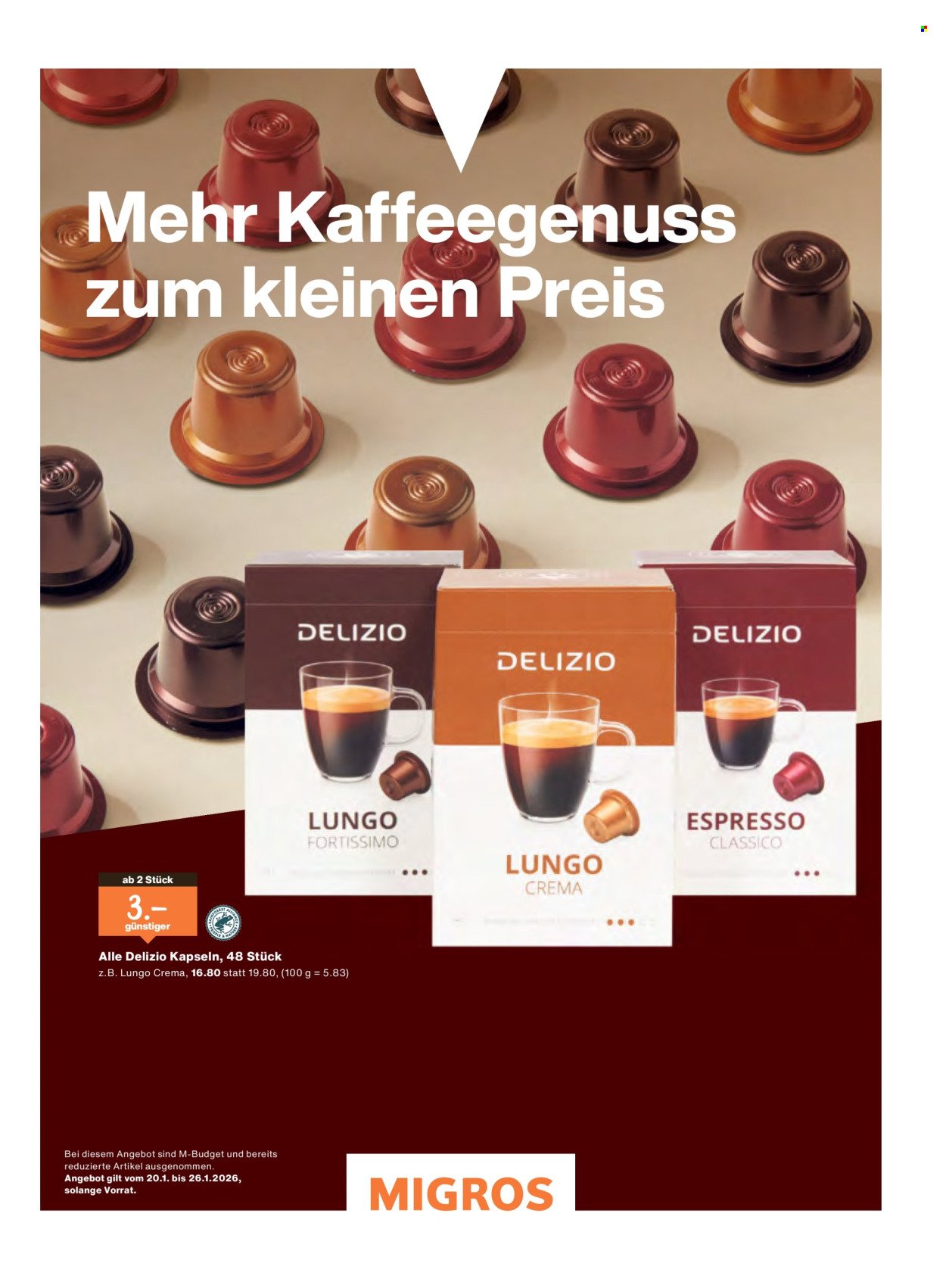 MIGROS Prospekt - Vom 20.1.2026 (2026-01-20 - 2026-01-26) | 3