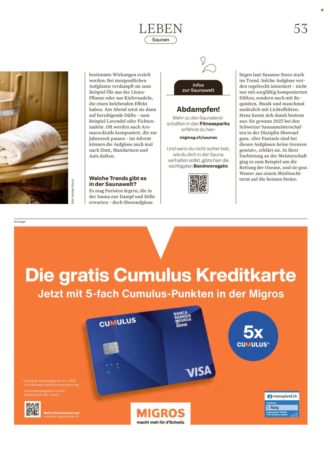 MIGROS Prospekt - Vom 20.1.2026 (2026-01-20 - 2026-01-26) | 53