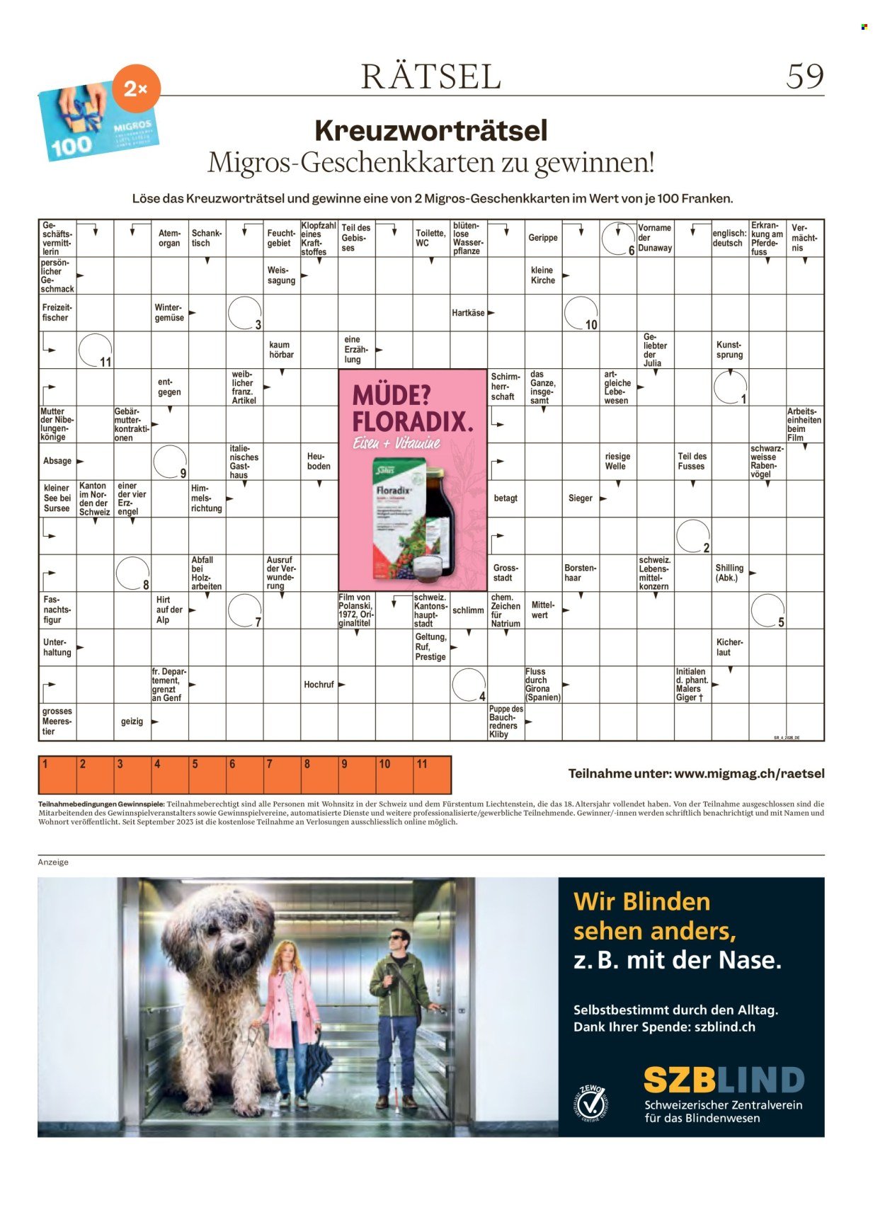 MIGROS Prospekt - Vom 20.1.2026 (2026-01-20 - 2026-01-26) | 59