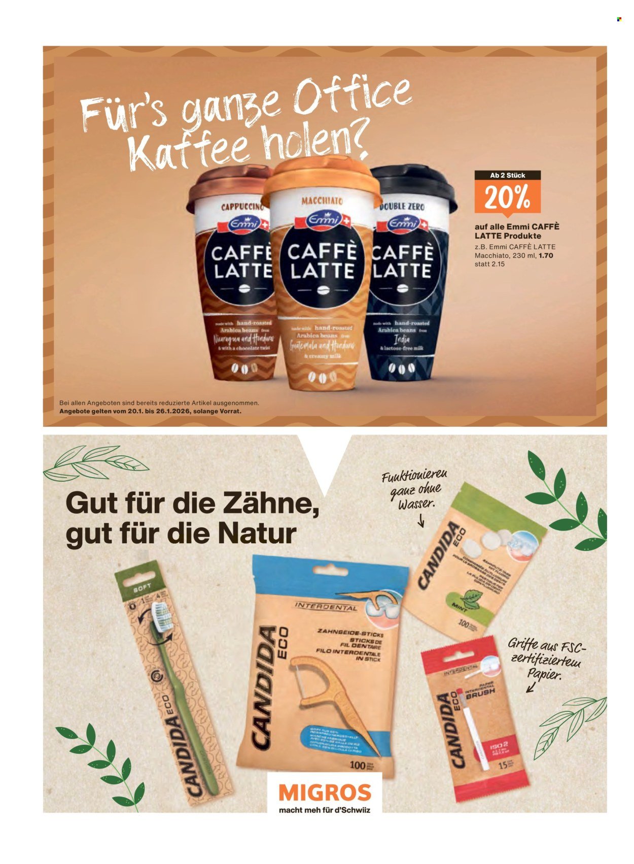 MIGROS Prospekt - Vom 20.1.2026 (2026-01-20 - 2026-01-26) | 62