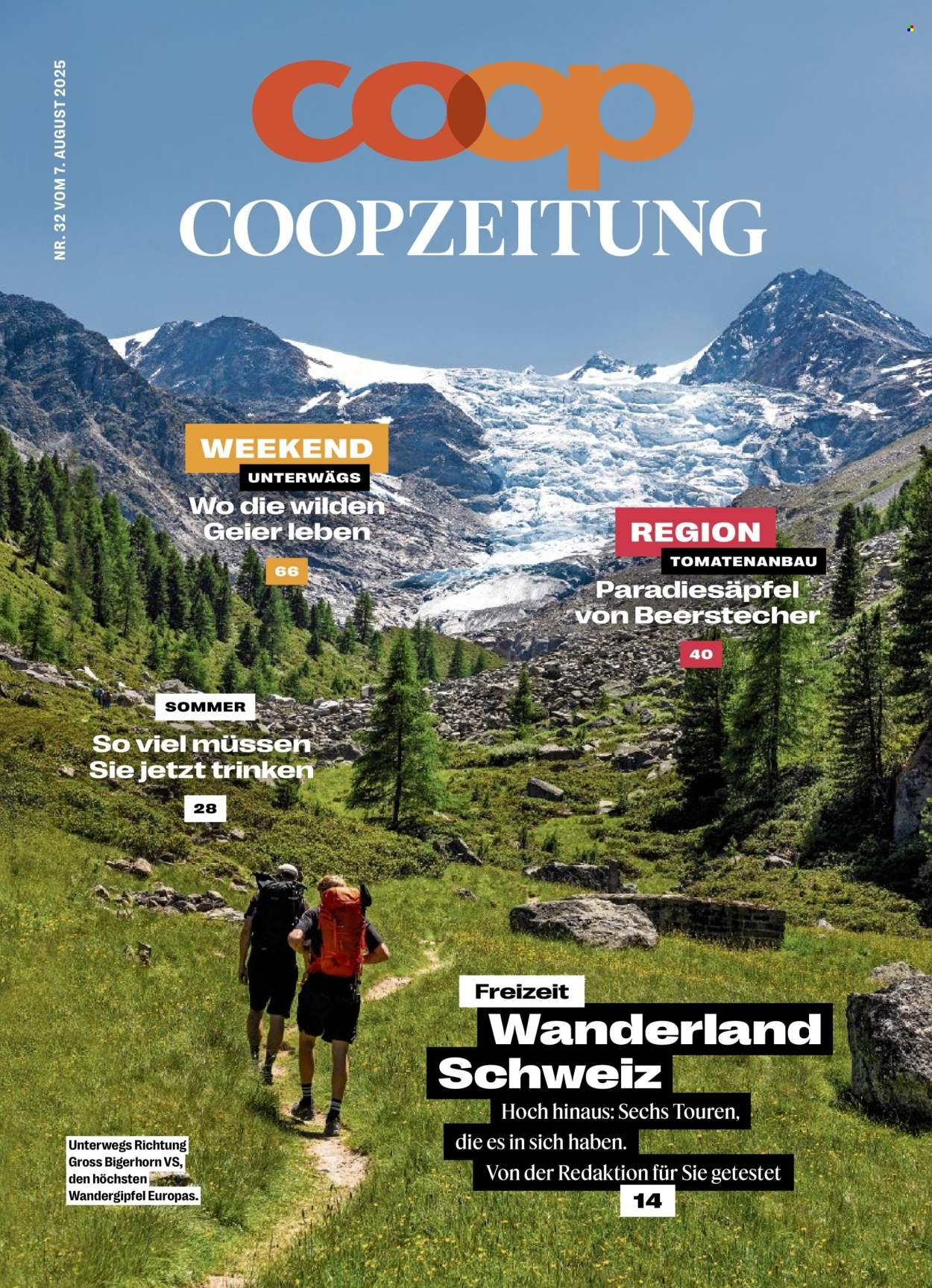 COOP Prospekt - Coopzeitung (2025-08-07 - 2025-08-13) | 1