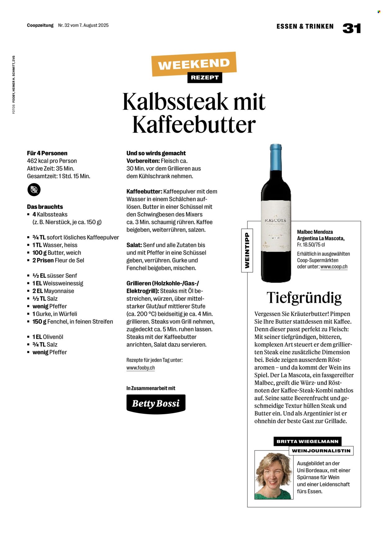 COOP Prospekt - Coopzeitung (2025-08-07 - 2025-08-13)