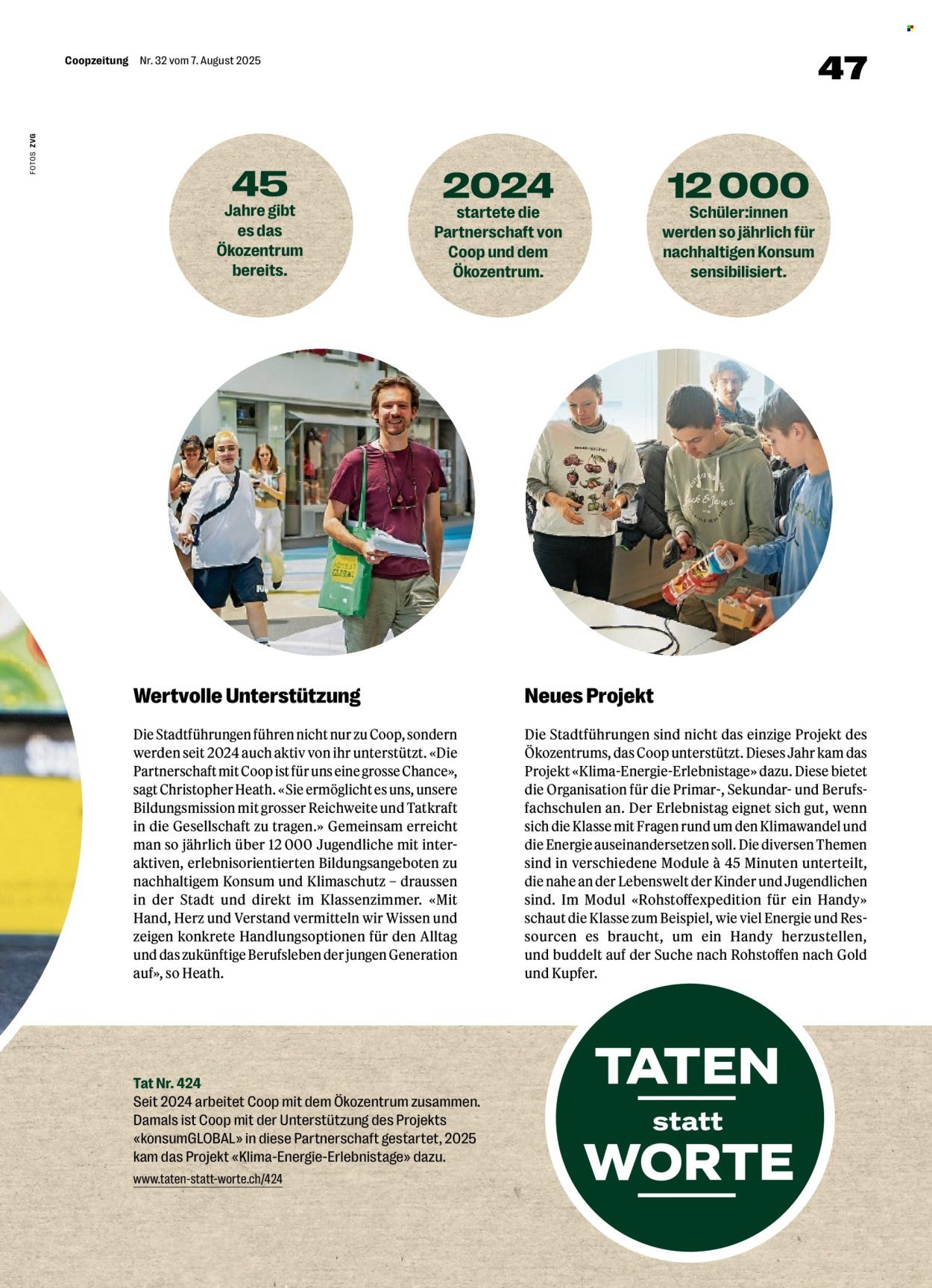COOP Prospekt - Coopzeitung (2025-08-07 - 2025-08-13)