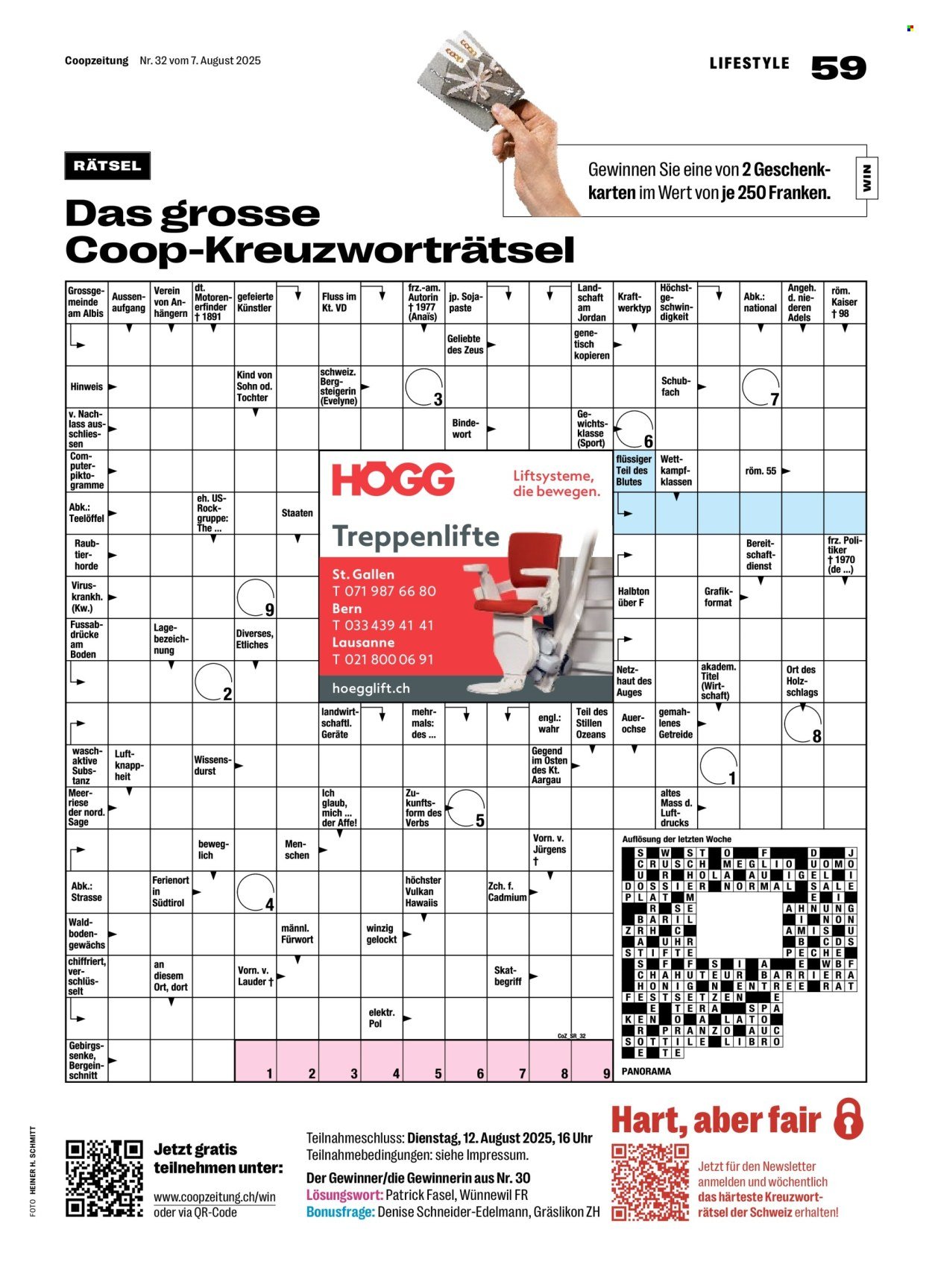 COOP Prospekt - Coopzeitung (2025-08-07 - 2025-08-13)