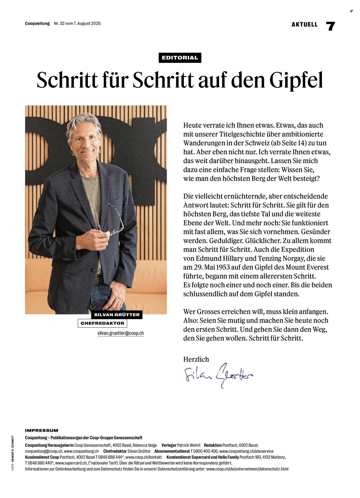 COOP Prospekt - Coopzeitung (2025-08-07 - 2025-08-13)