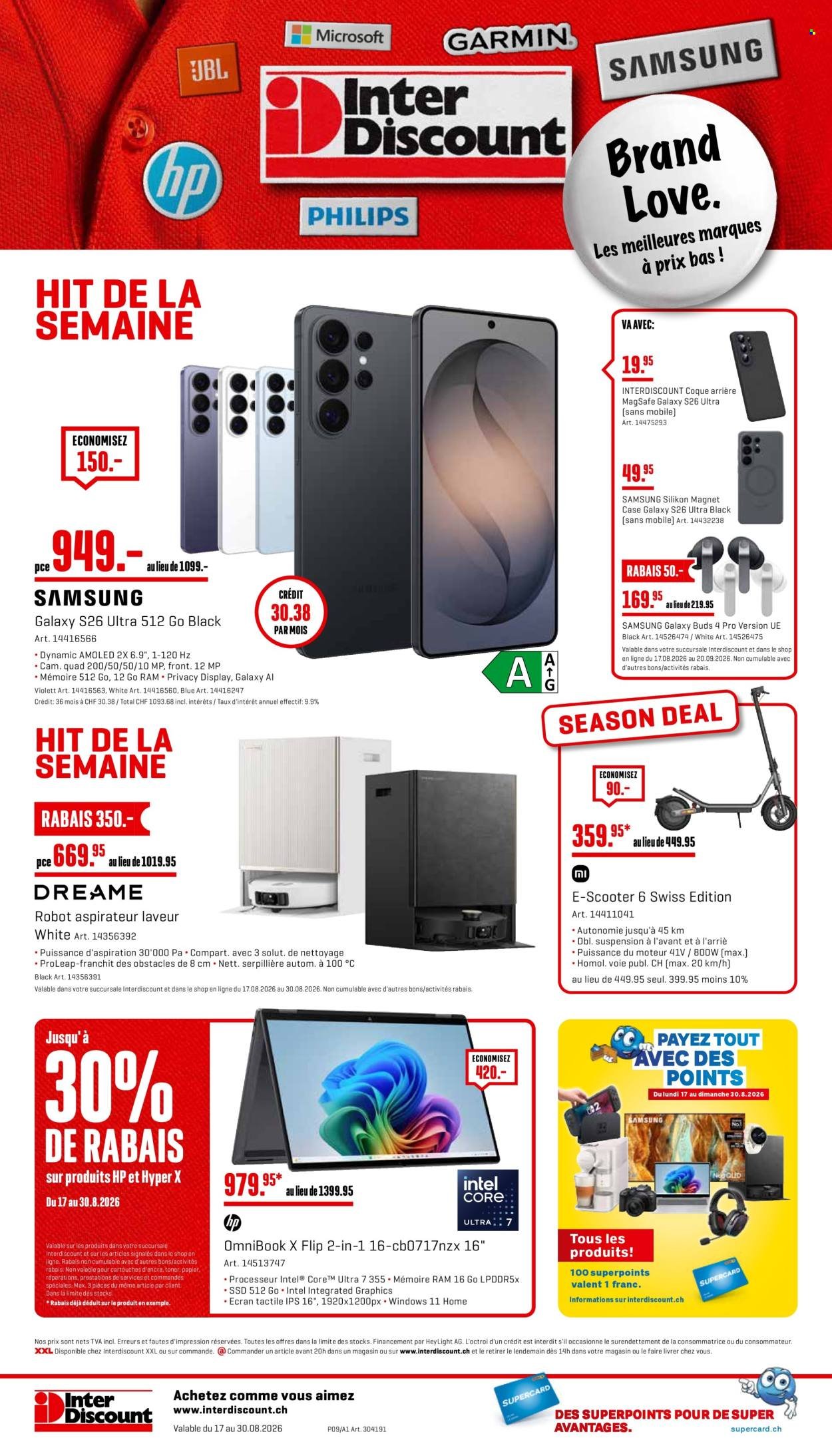 INTERDISCOUNT Prospekt - Vom 17.8.2026