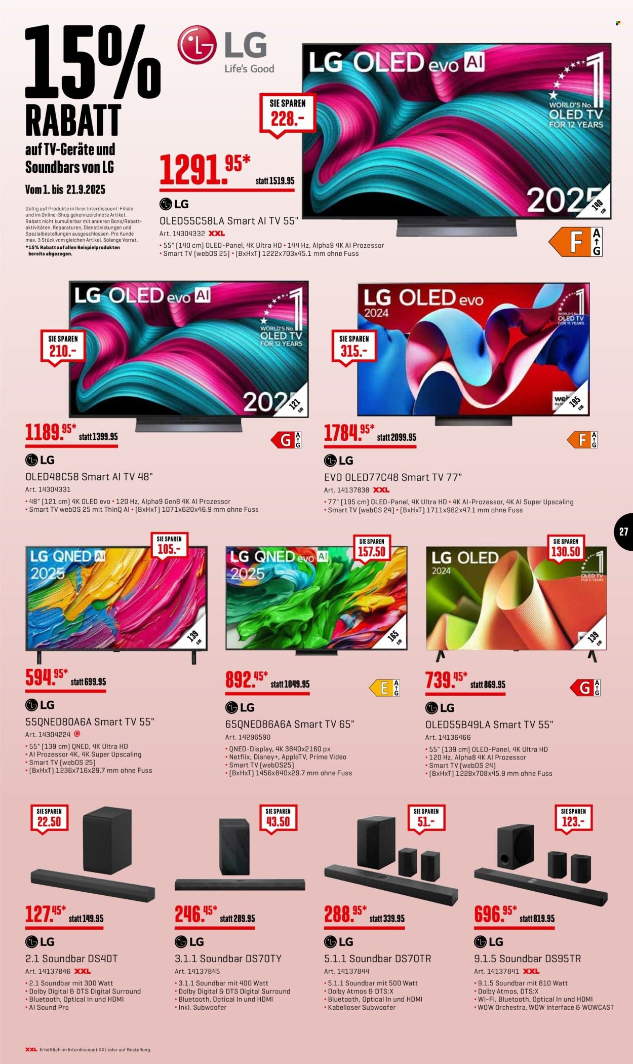 INTERDISCOUNT Prospekt - Vom 1.9.2025 (2025-09-01 - 2025-09-21)