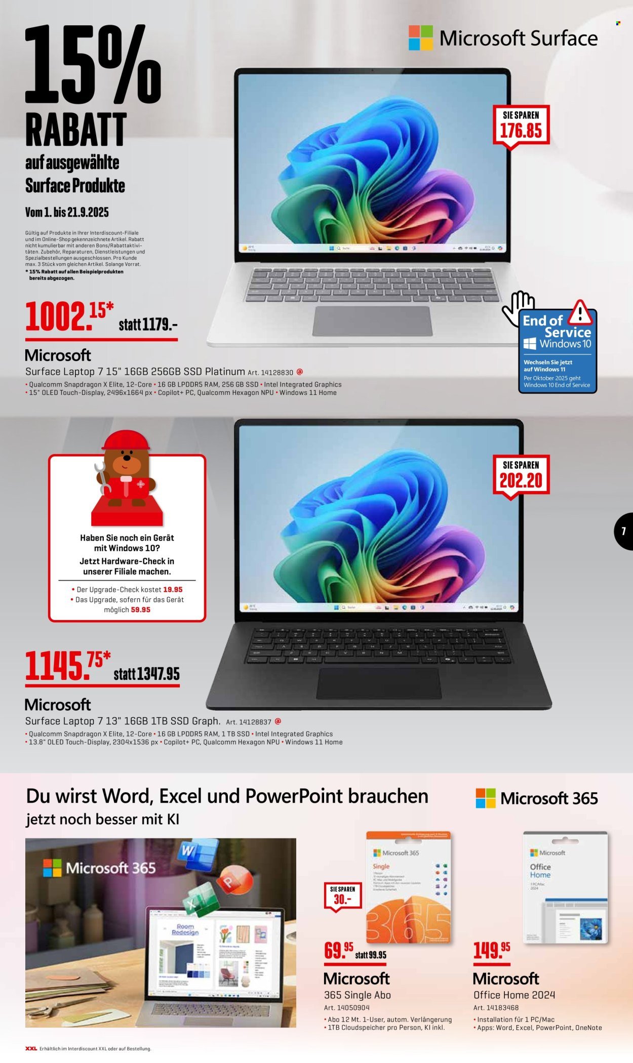 INTERDISCOUNT Prospekt - Vom 1.9.2025 (2025-09-01 - 2025-09-21)