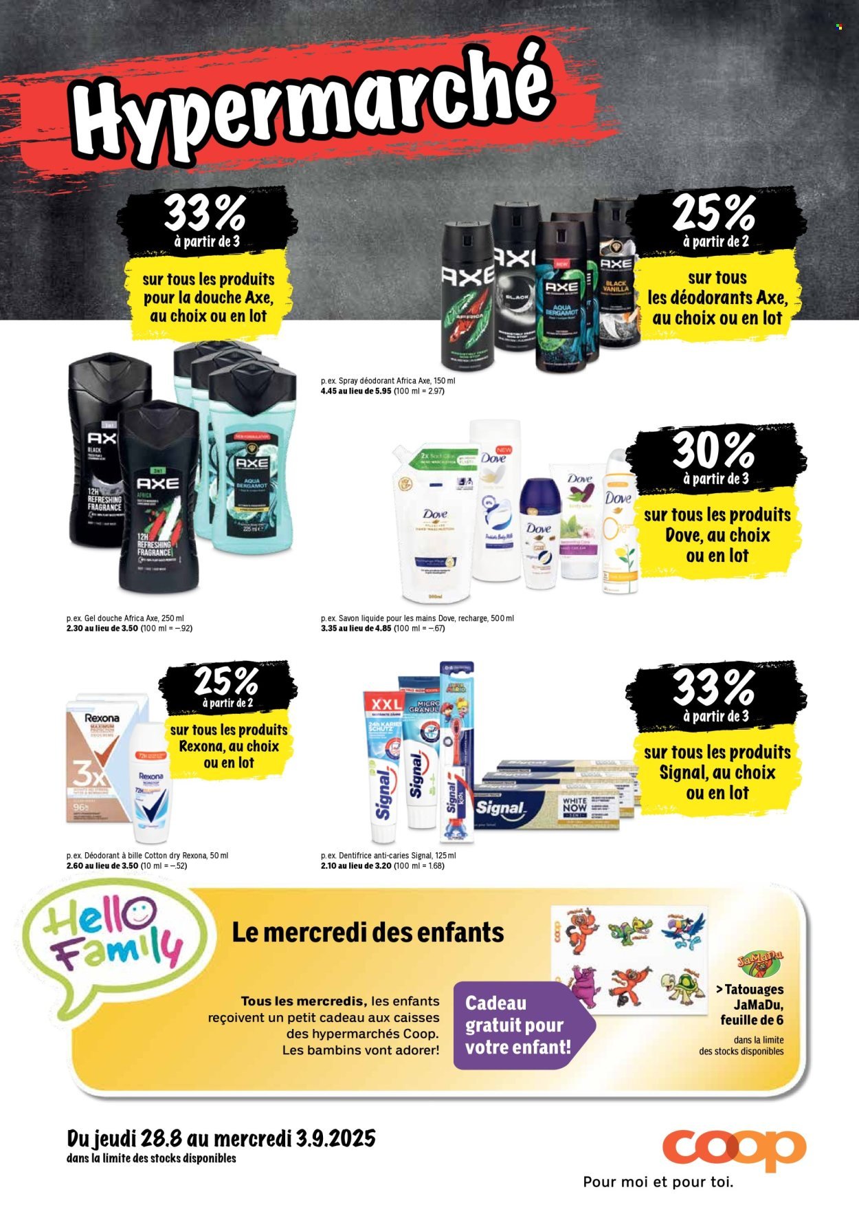 COOP Prospekt - Les actions Coop (2025-08-28 - 2025-09-03)