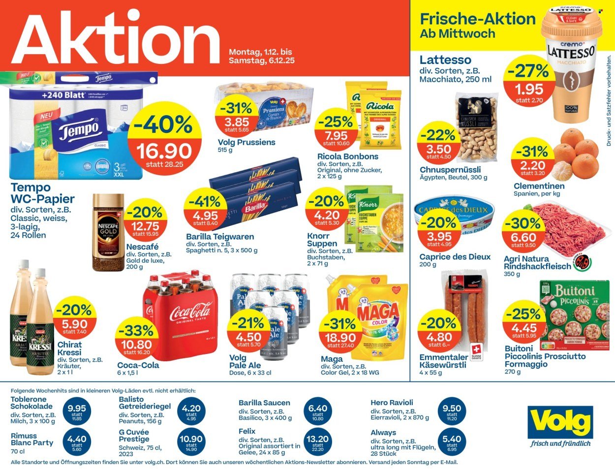 VOLG Prospekt - Vom 1.12.2025 (2025-12-01 - 2025-12-06) | 1
