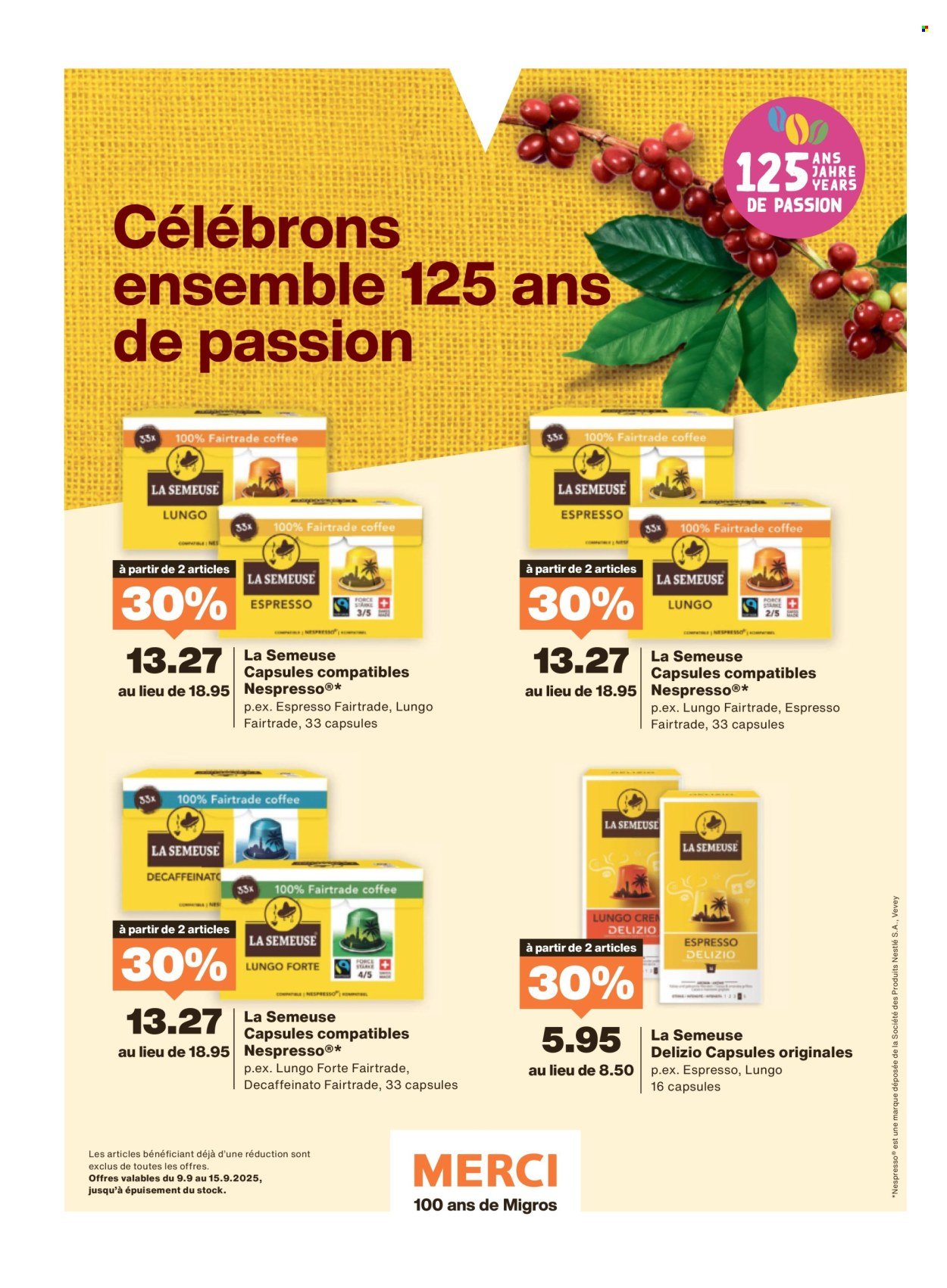 MIGROS Prospekt - Vom 9.9.2025 (2025-09-09 - 2025-09-15)
