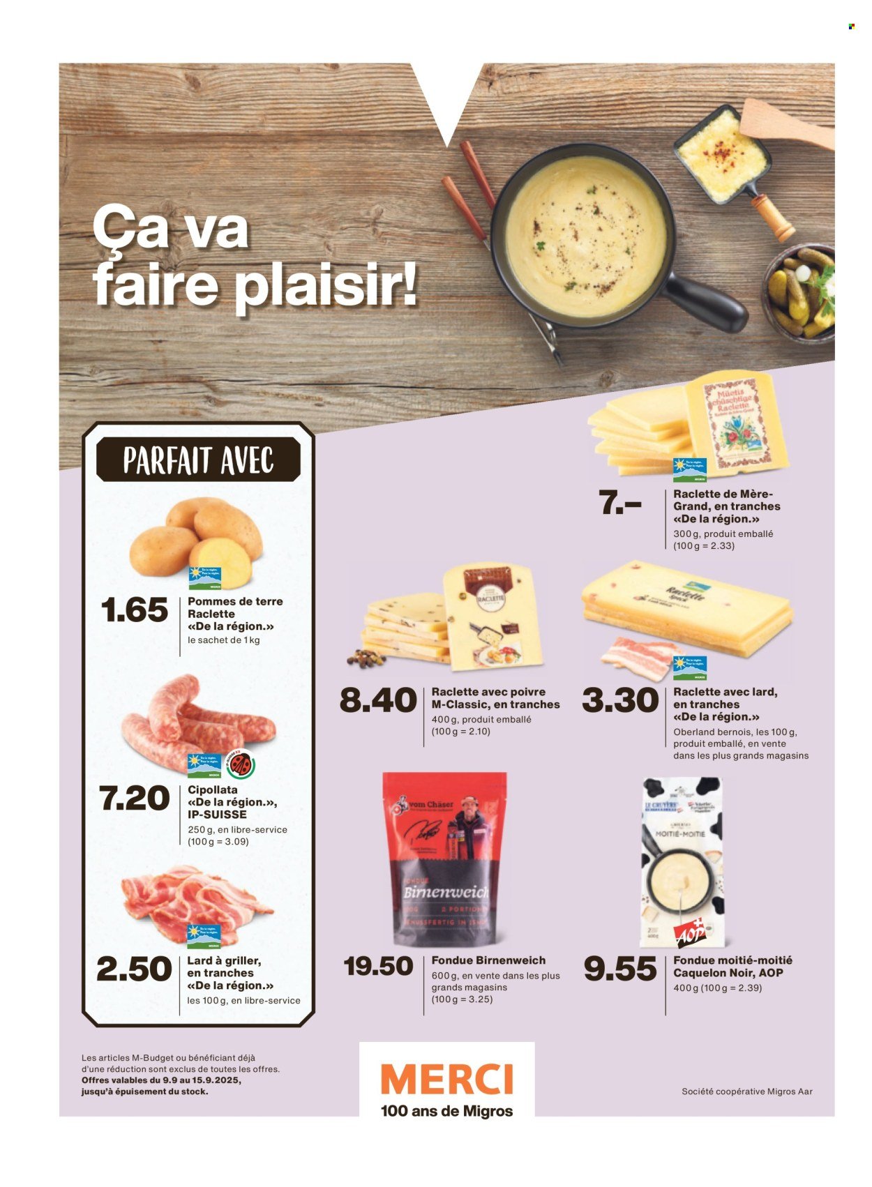 MIGROS Prospekt - Vom 9.9.2025 (2025-09-09 - 2025-09-15)
