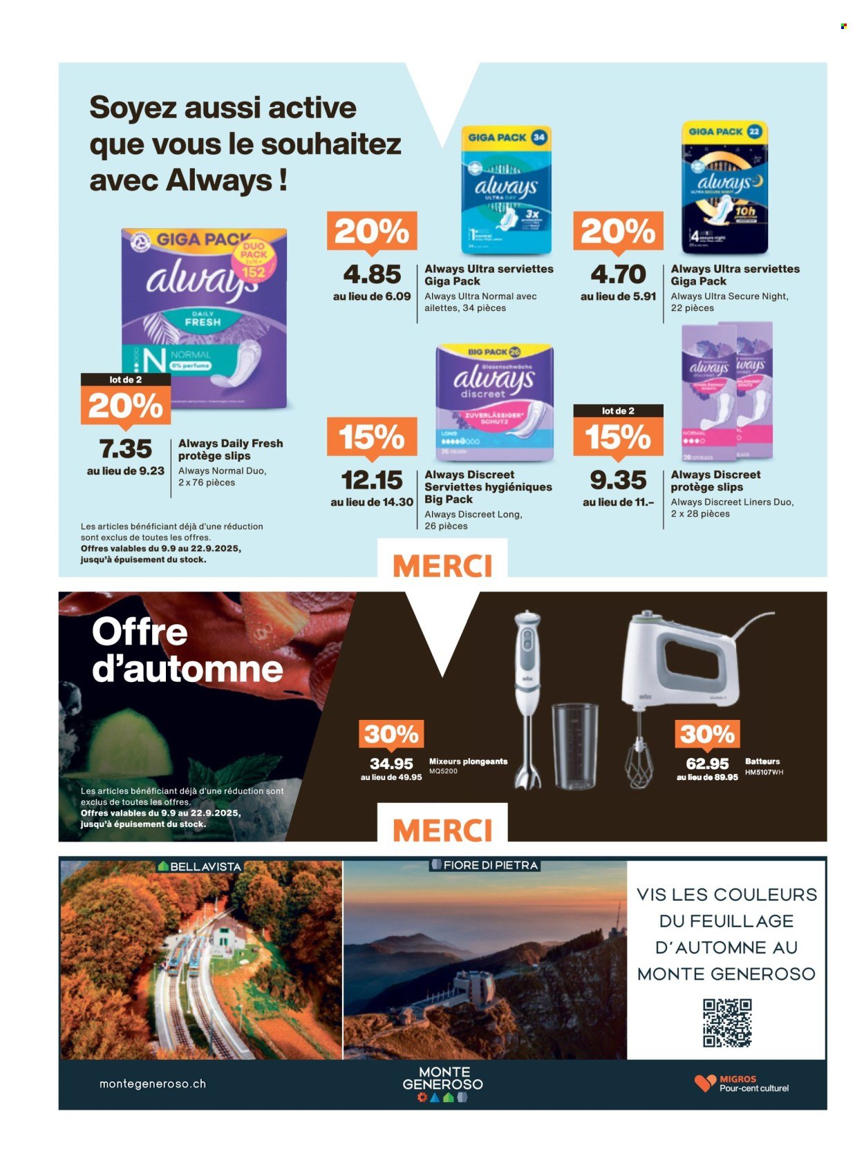 MIGROS Prospekt - Vom 9.9.2025 (2025-09-09 - 2025-09-15)