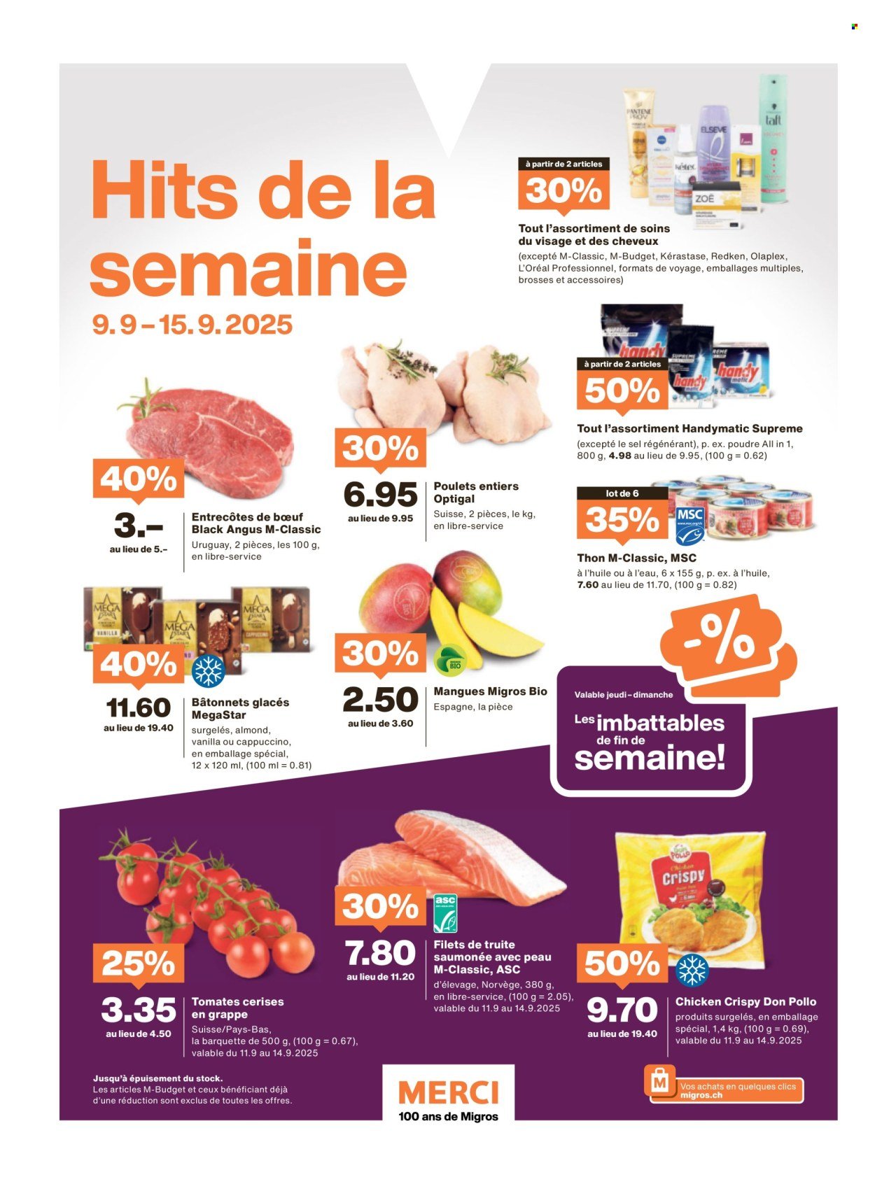 MIGROS Prospekt - Vom 9.9.2025 (2025-09-09 - 2025-09-15)