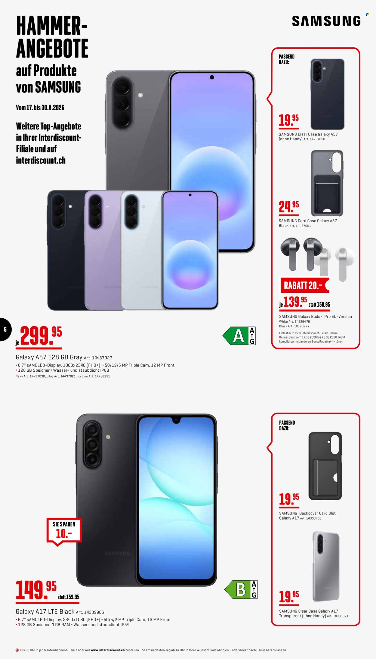 INTERDISCOUNT Prospekt - Vom 17.8.2026