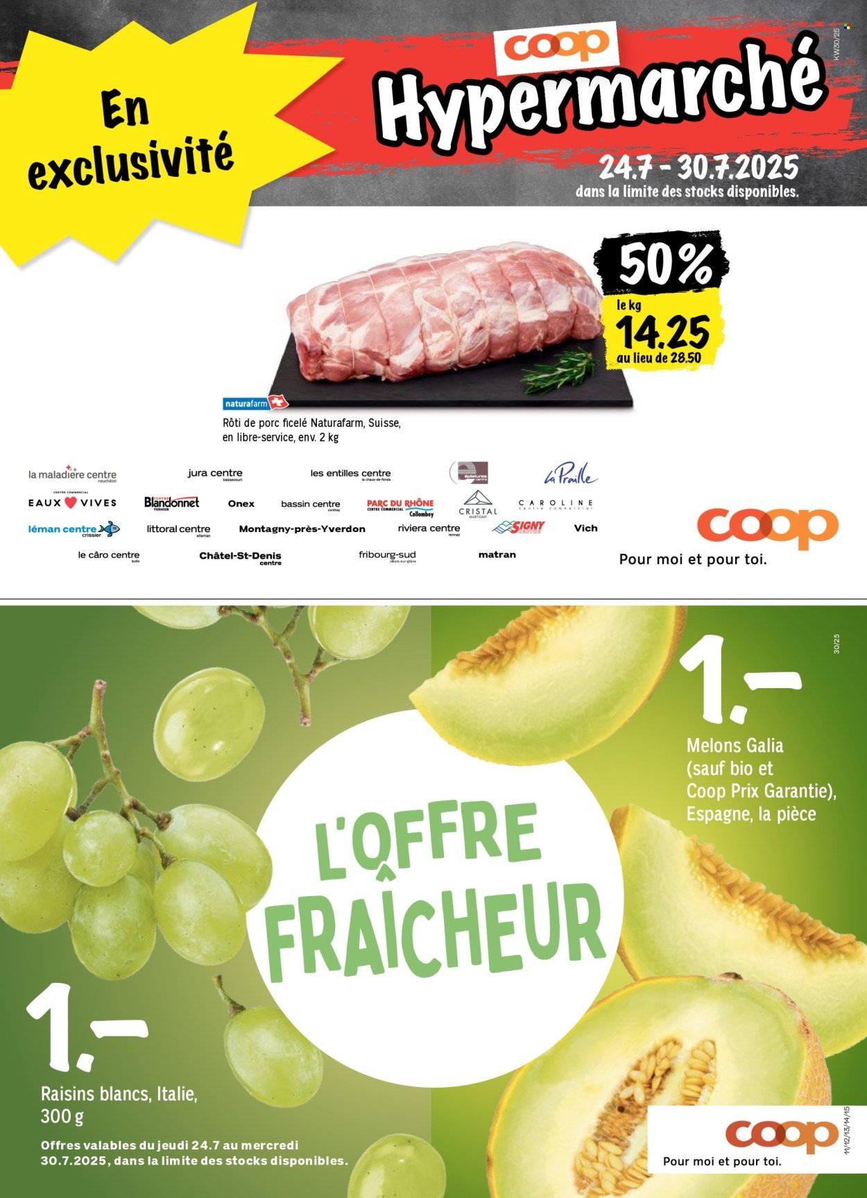 COOP Prospekt - COOPÉRATION (2025-07-24 - 2025-07-30)