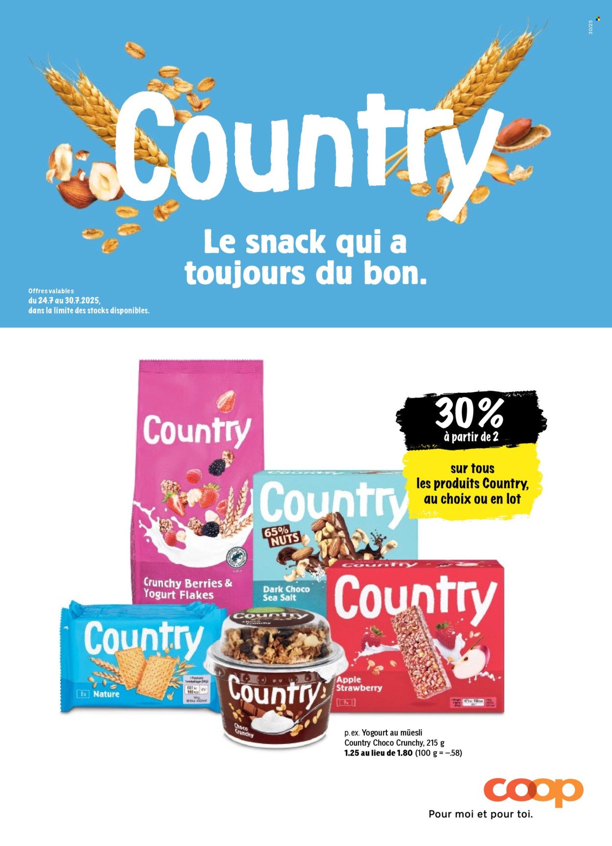 COOP Prospekt - COOPÉRATION (2025-07-24 - 2025-07-30)