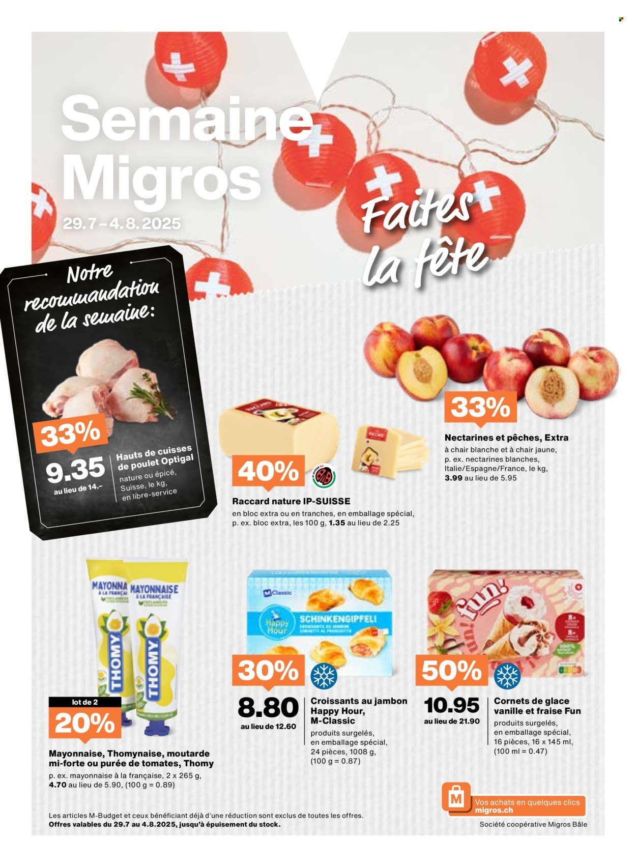 MIGROS Prospekt - Vom 29.7.2025 (2025-07-29 - 2025-08-04) | 1