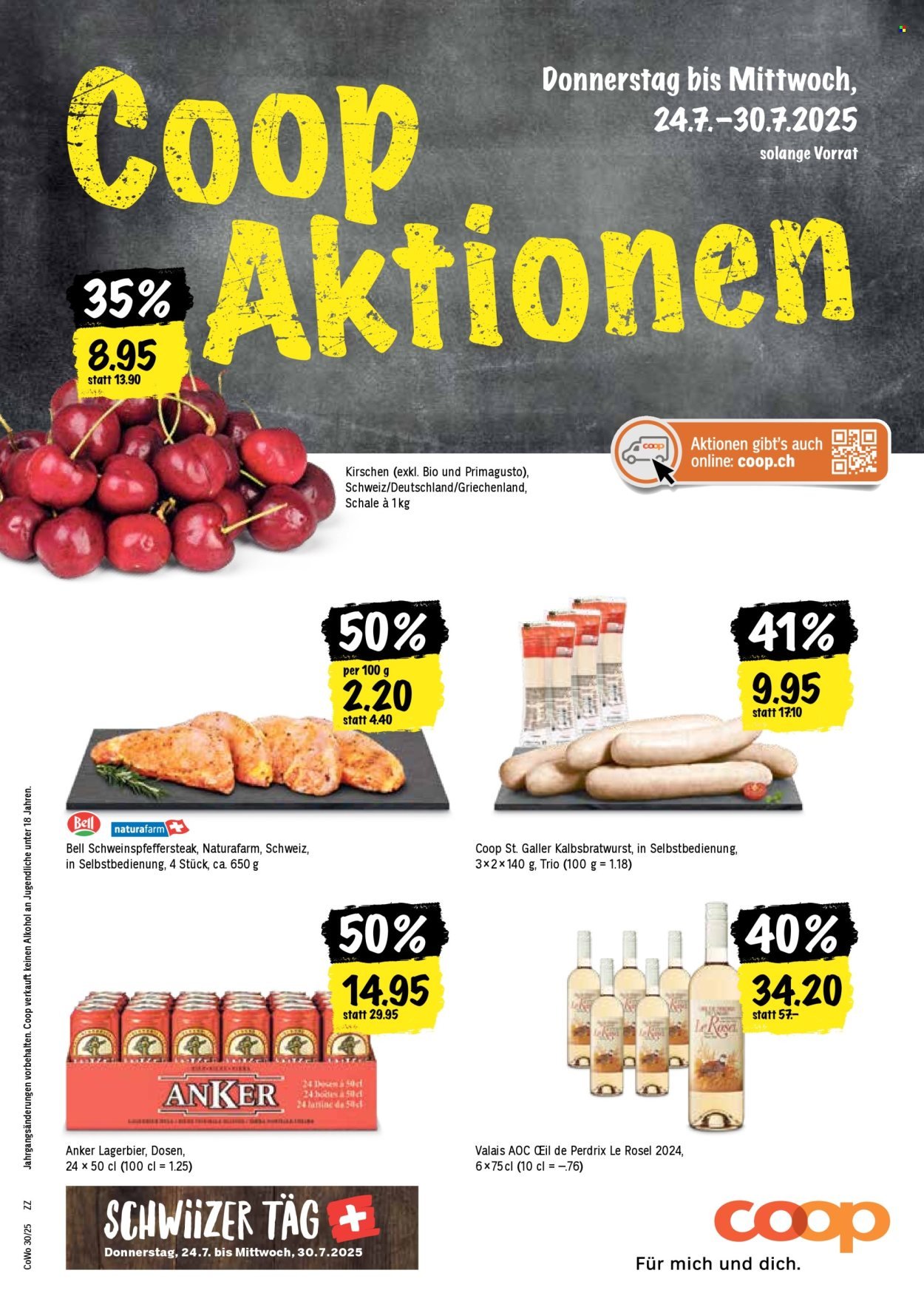 COOP Prospekt - Coop Aktionen (2025-07-24 - 2025-07-30) | 1