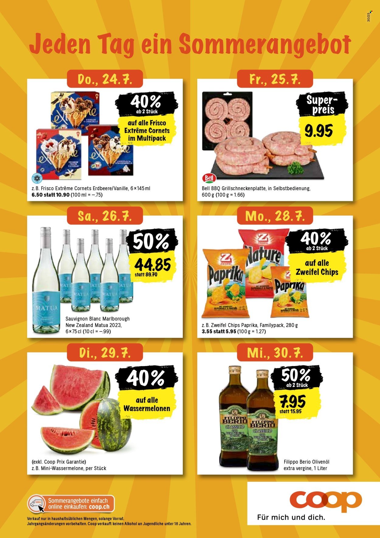 COOP Prospekt - Coop Aktionen (2025-07-24 - 2025-07-30)