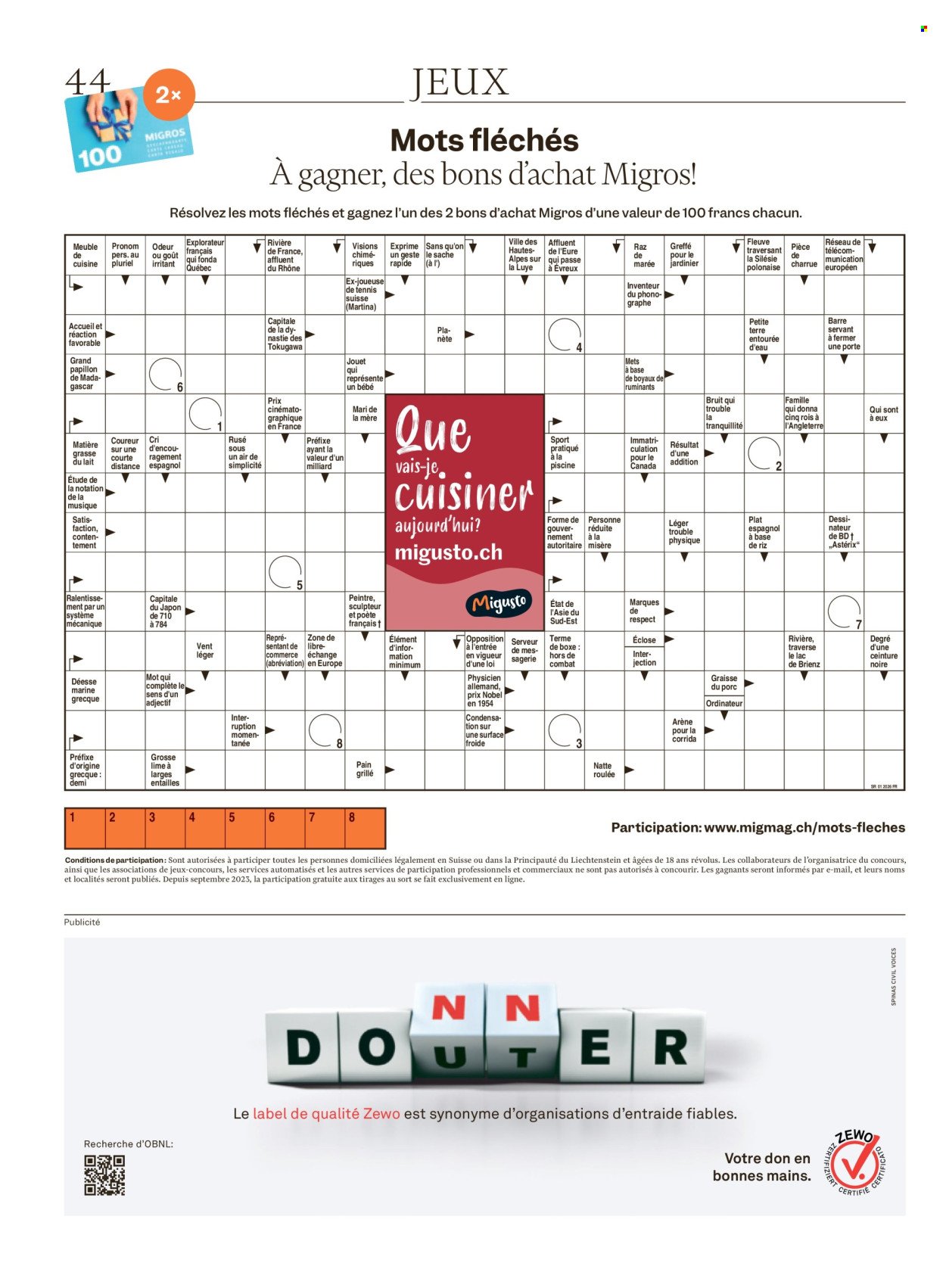 MIGROS Prospekt - Vom 30.12.2025 (2025-12-30 - 2026-01-05)