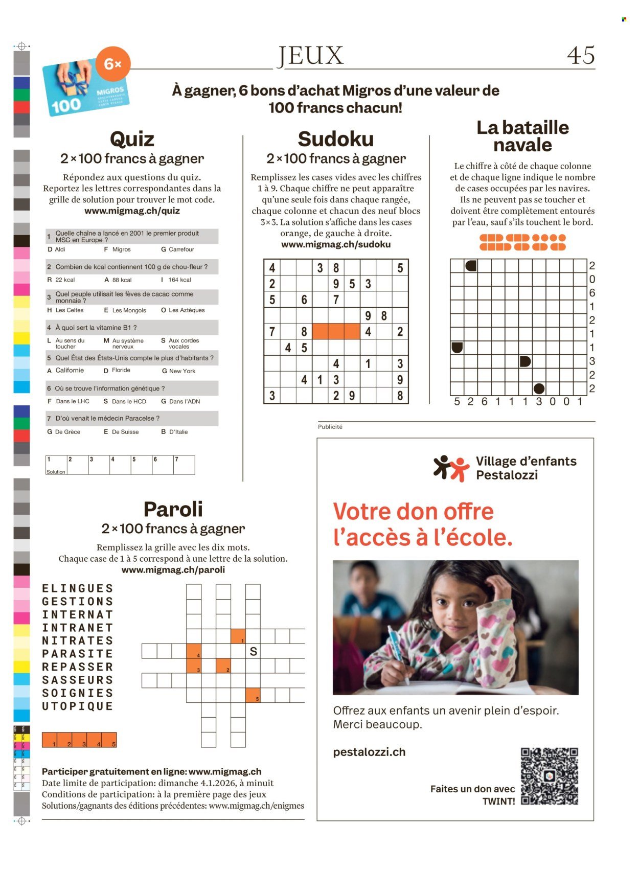MIGROS Prospekt - Vom 30.12.2025 (2025-12-30 - 2026-01-05)