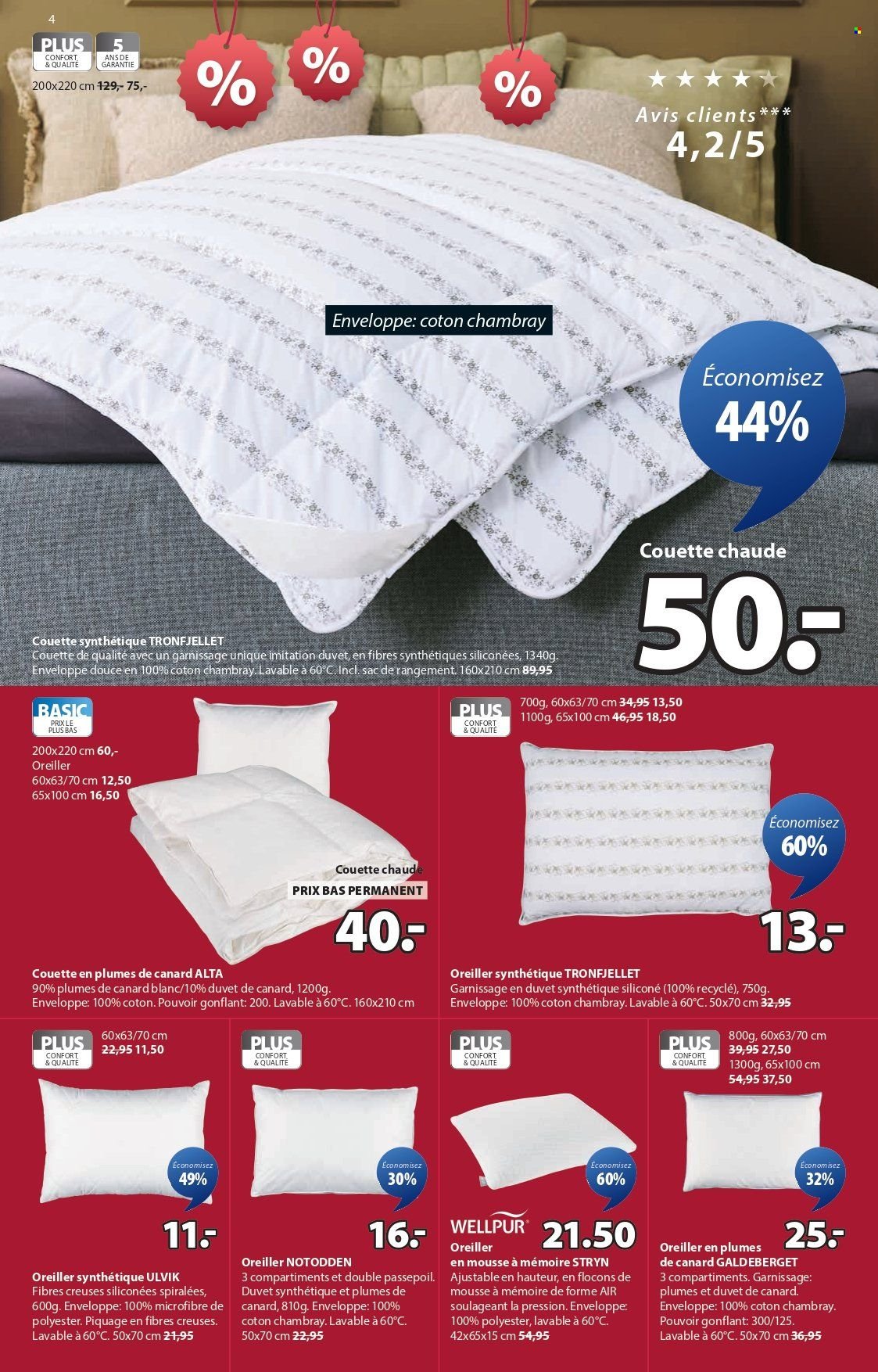 JYSK Prospekt - Offres exceptionnelles (2025-12-23 - 2026-01-05)