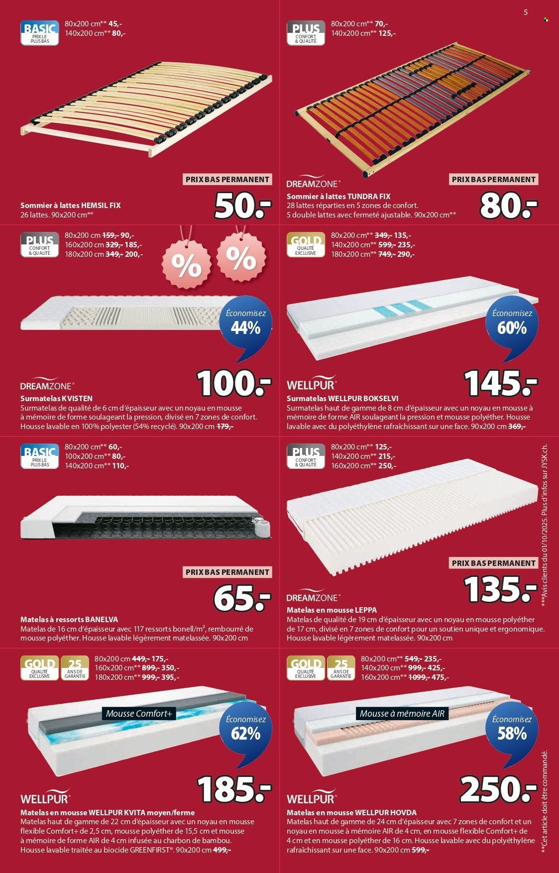 JYSK Prospekt - Offres exceptionnelles (2025-12-23 - 2026-01-05)
