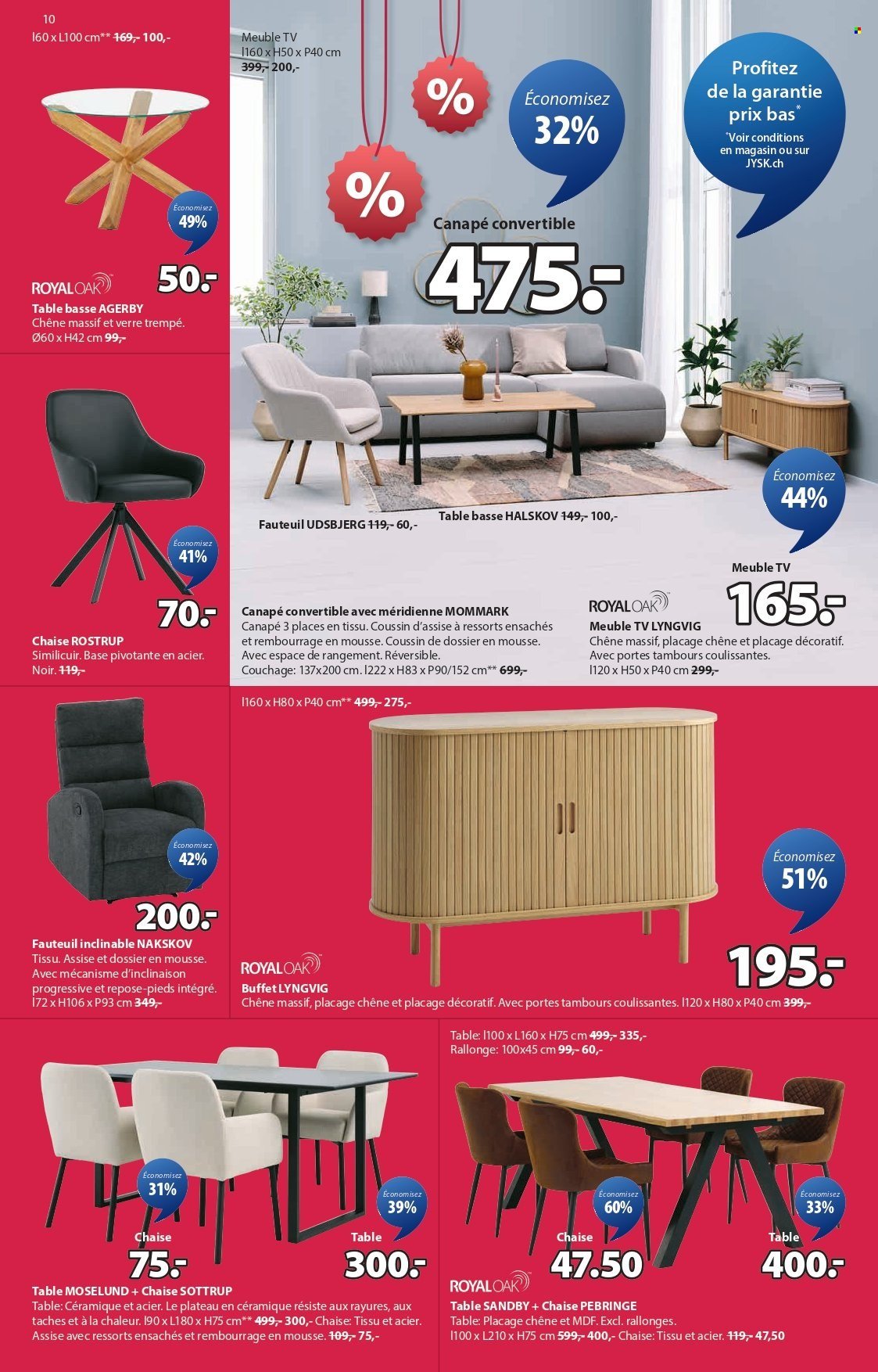 JYSK Prospekt - Offres exceptionnelles (2025-12-23 - 2026-01-05)