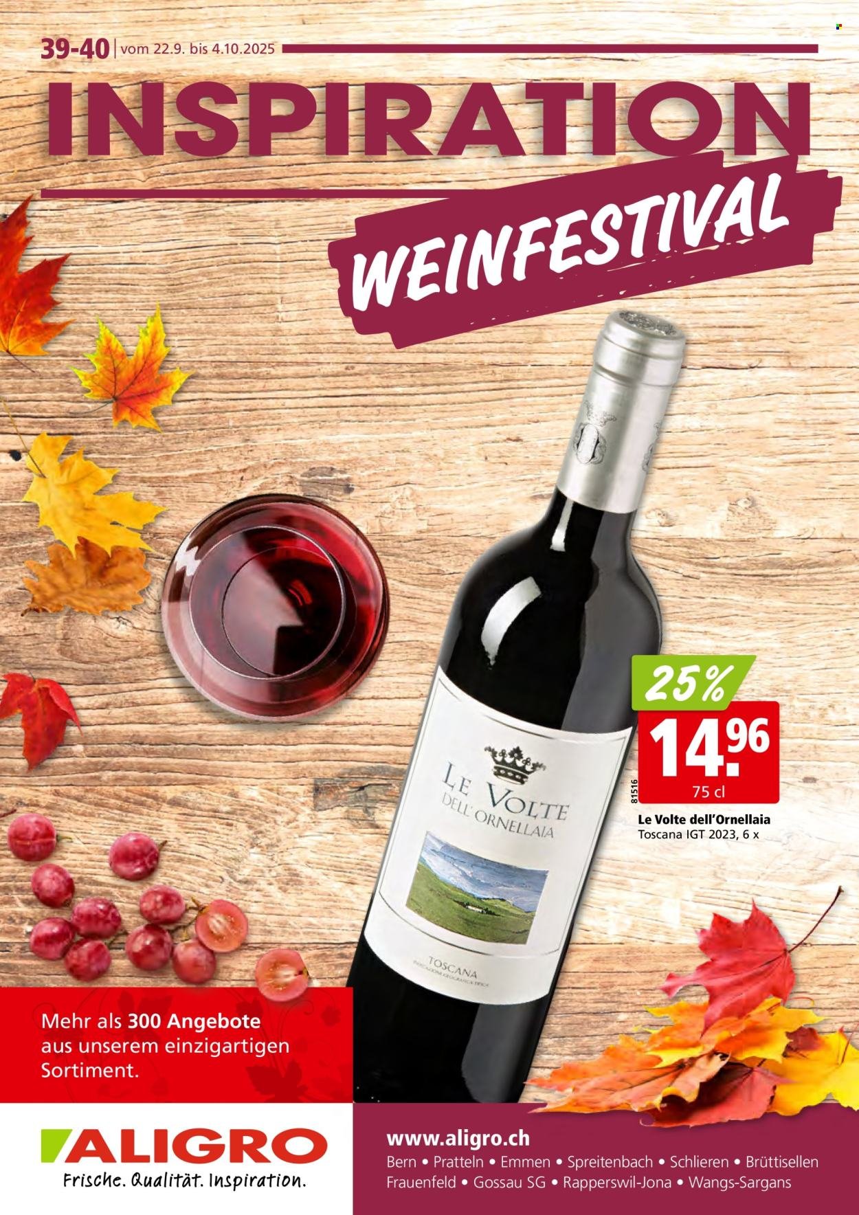 ALIGRO Prospekt - Weinmesse (2025-09-22 - 2025-09-27) | 1